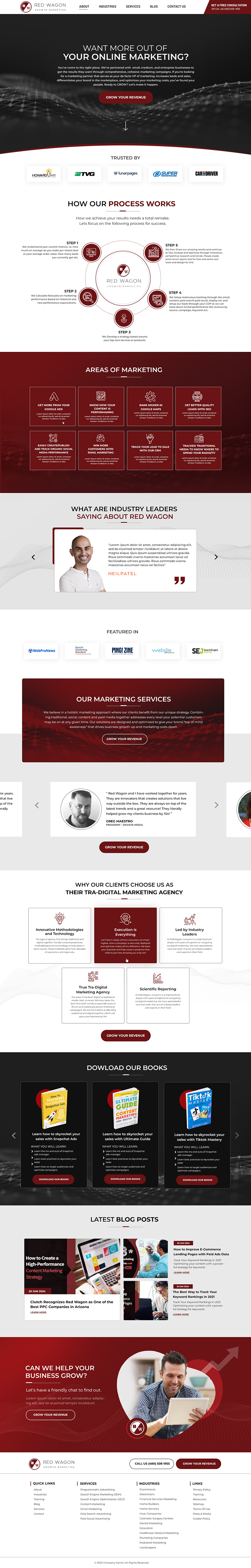 Web Design by Blue Sparrow for this project | Design #32591579
