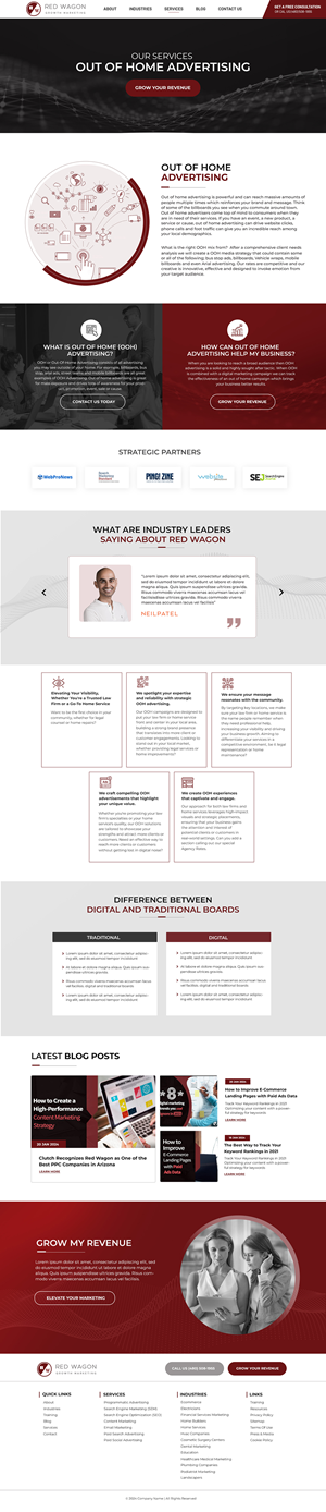 Web Design by Blue Sparrow for this project | Design: #32598528
