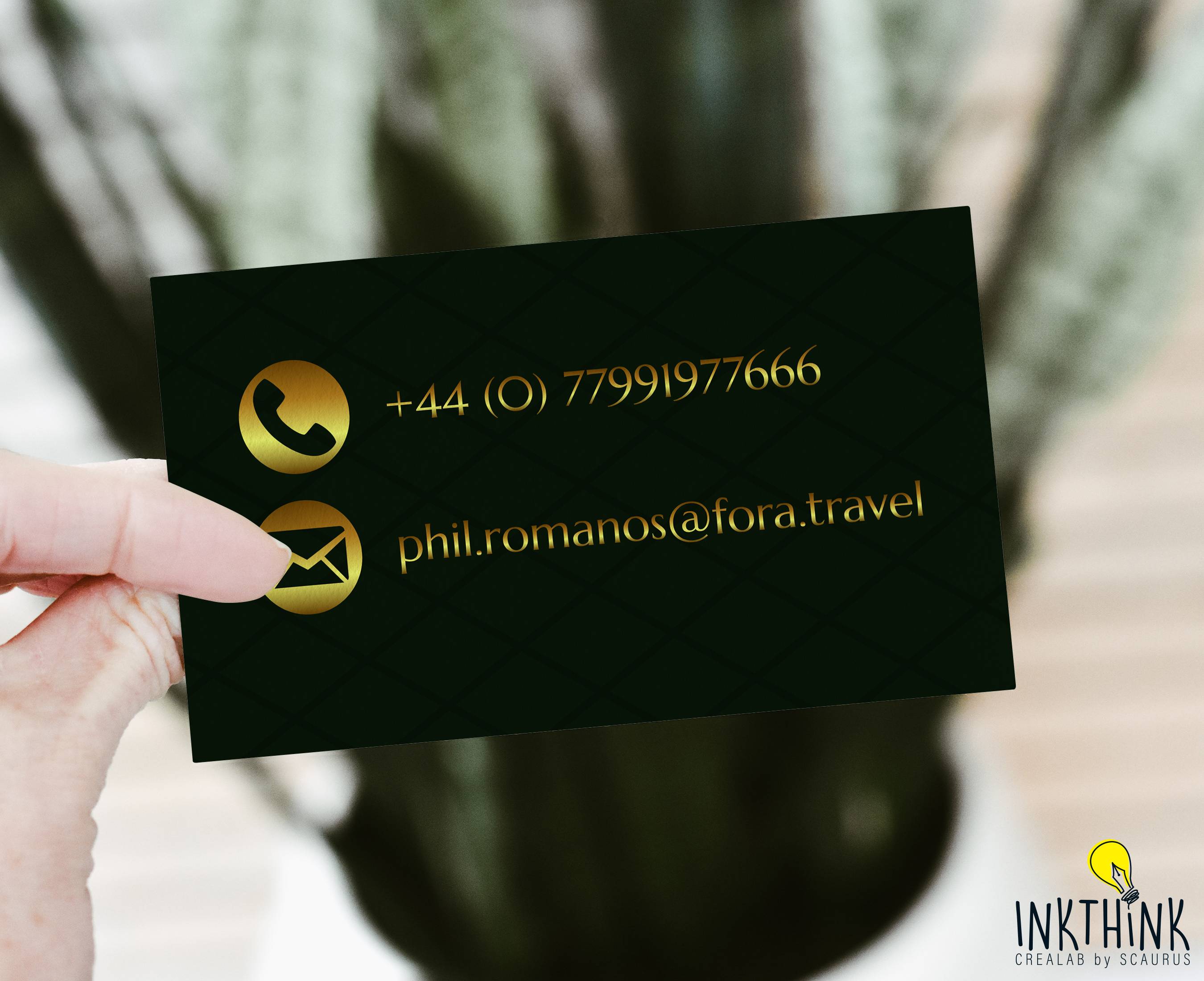 Business Card Design by InkThink by Scaurus for Philip Romanos | Design #32518527