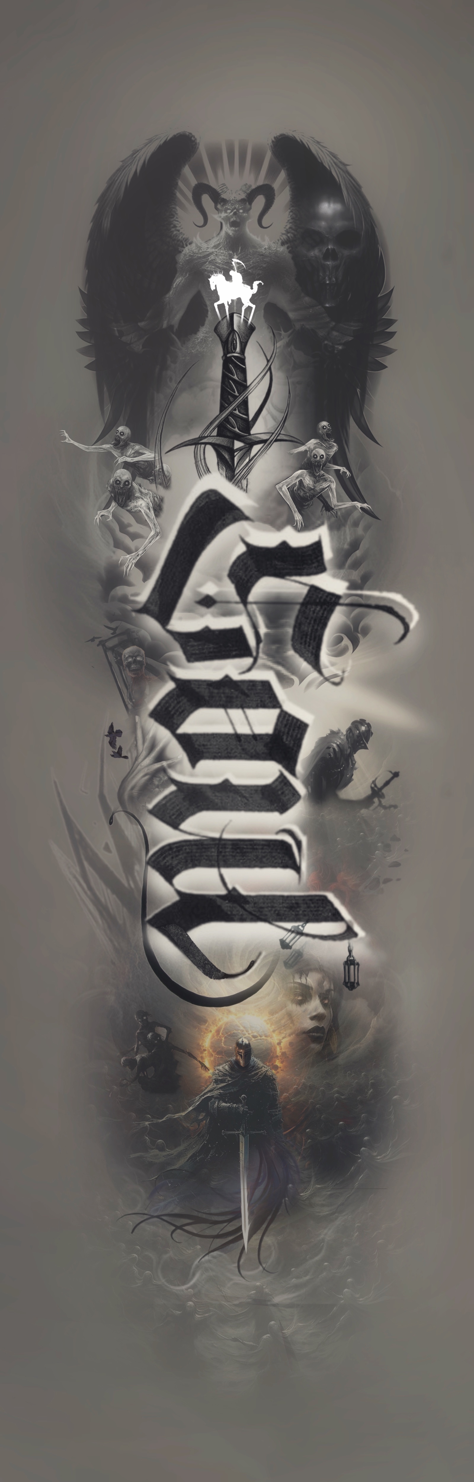 Tattoo Design by eCCe for this project | Design: #32561015