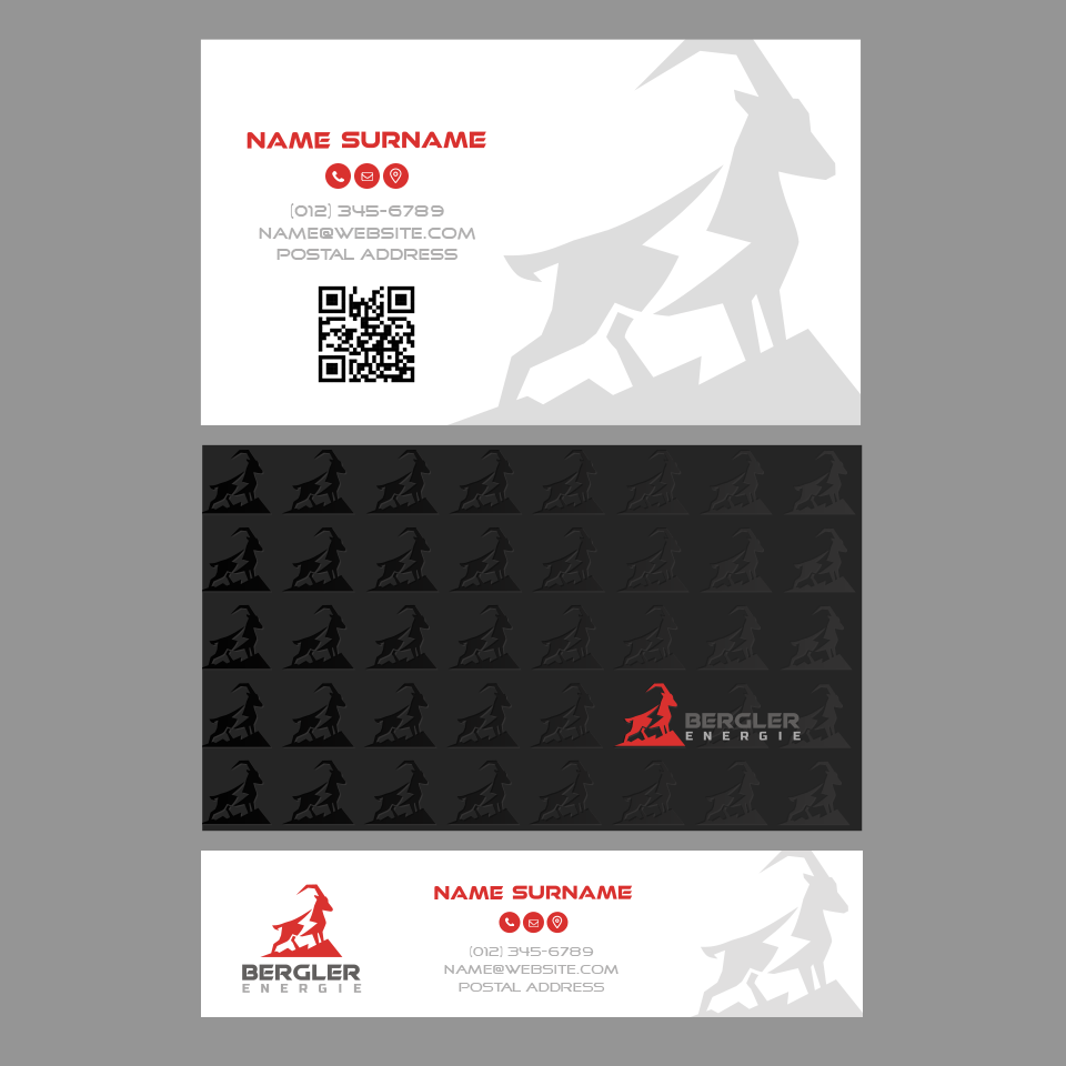 Diseño de Tarjeta de Presentación por Andrés Sebastián para BerglerEnergie AG | Diseño #32525838