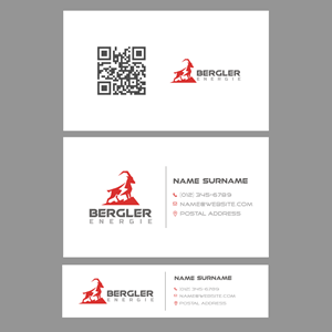 Design de Carte de Visite par Andrés Sebastián pour BerglerEnergie AG | Design : #32526464