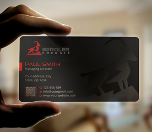 Design de Carte de Visite par Expert Bappy pour BerglerEnergie AG | Design : #32520444