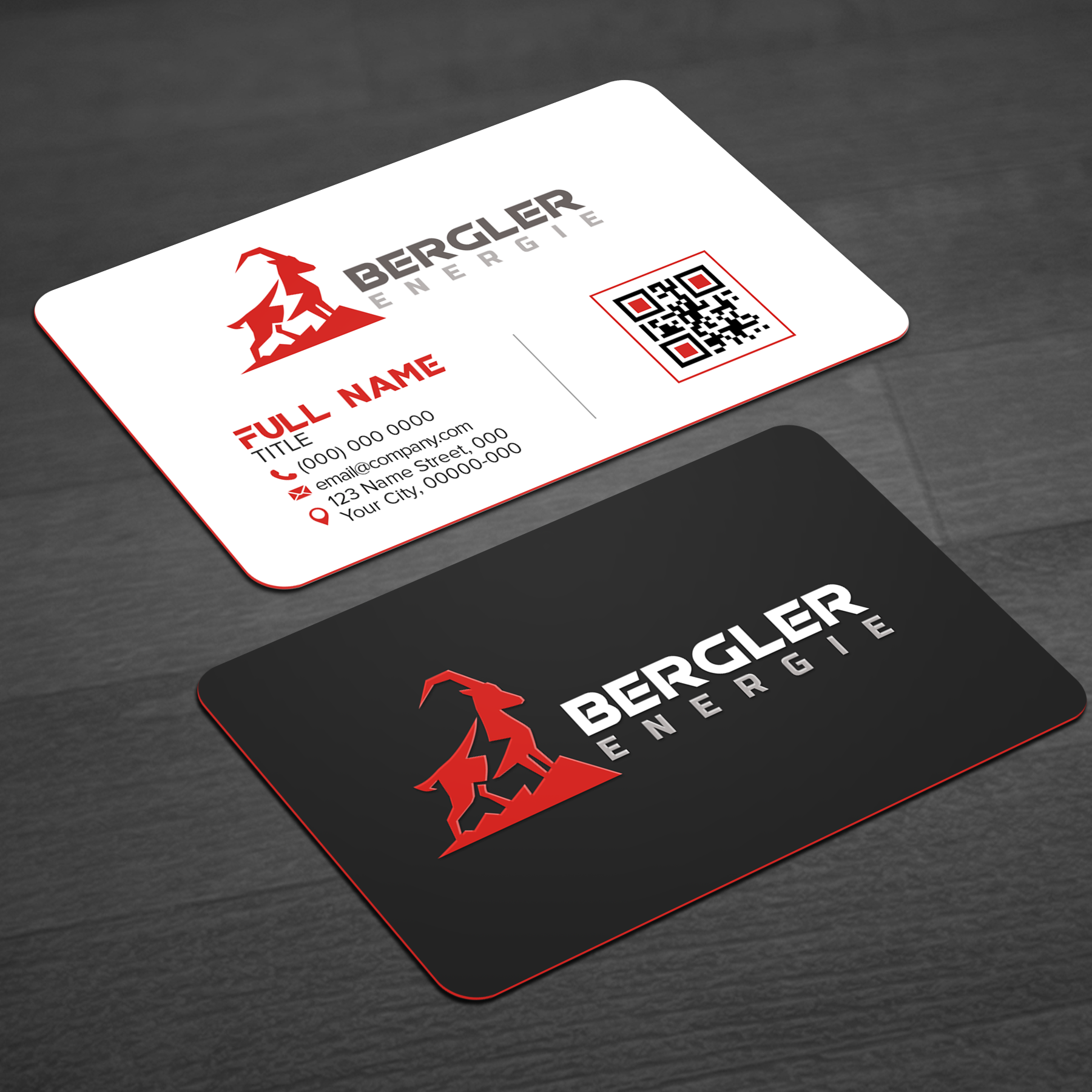 Diseño de Tarjeta de Presentación por WellDesign para BerglerEnergie AG | Diseño #32519875