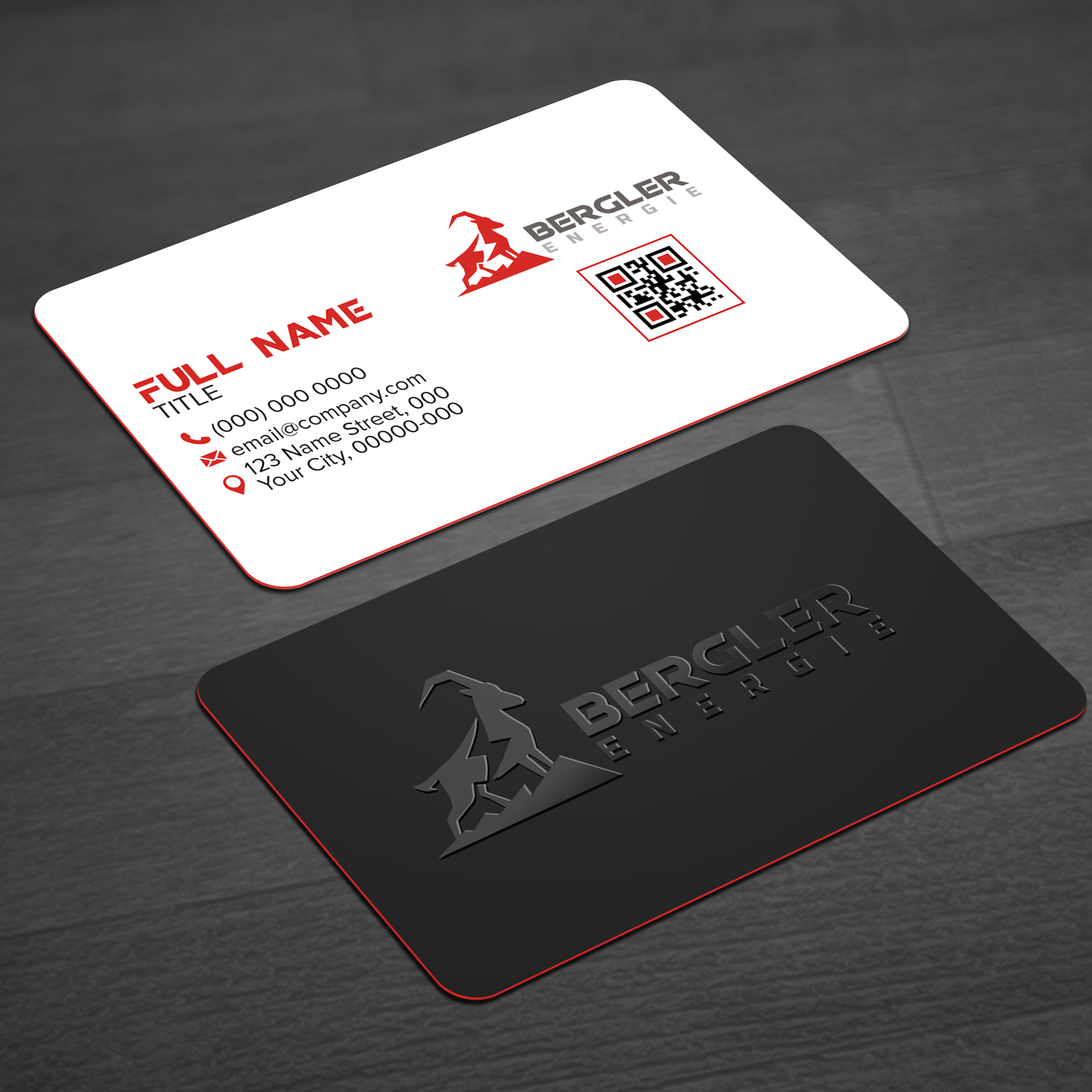 Diseño de Tarjeta de Presentación por WellDesign para BerglerEnergie AG | Diseño #32519876