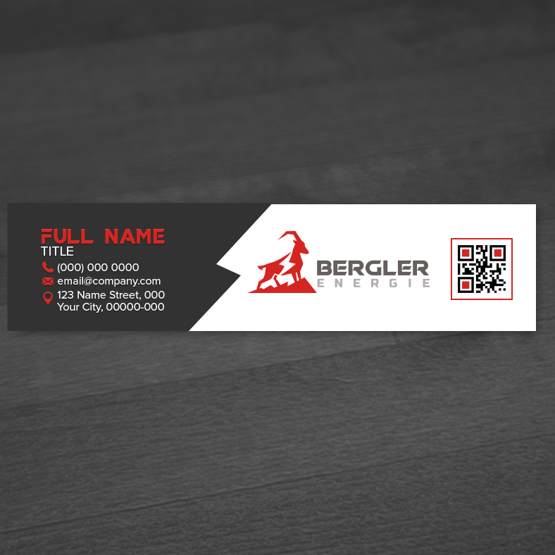 Diseño de Tarjeta de Presentación por WellDesign para BerglerEnergie AG | Diseño #32519948