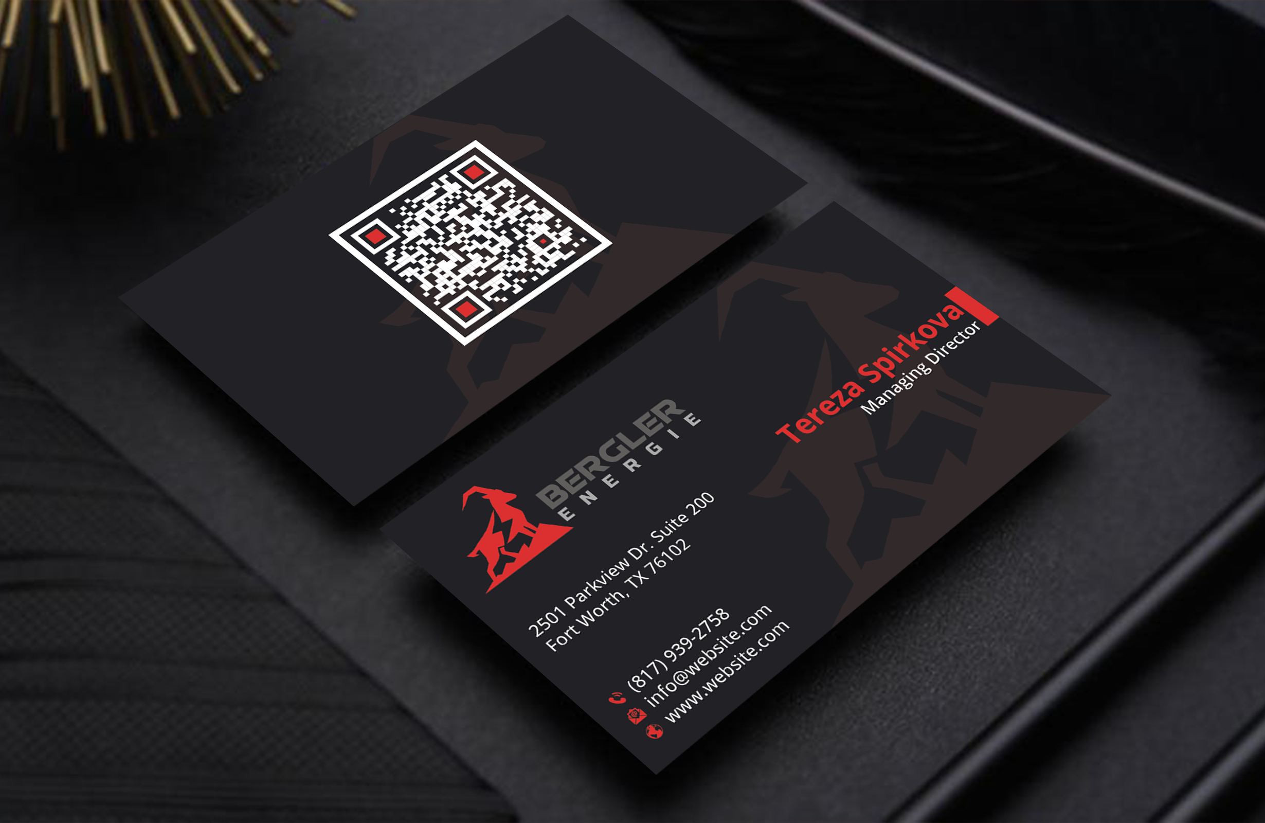 Visitenkarten-Design von DesignerShahadat für BerglerEnergie AG | Design #32519782