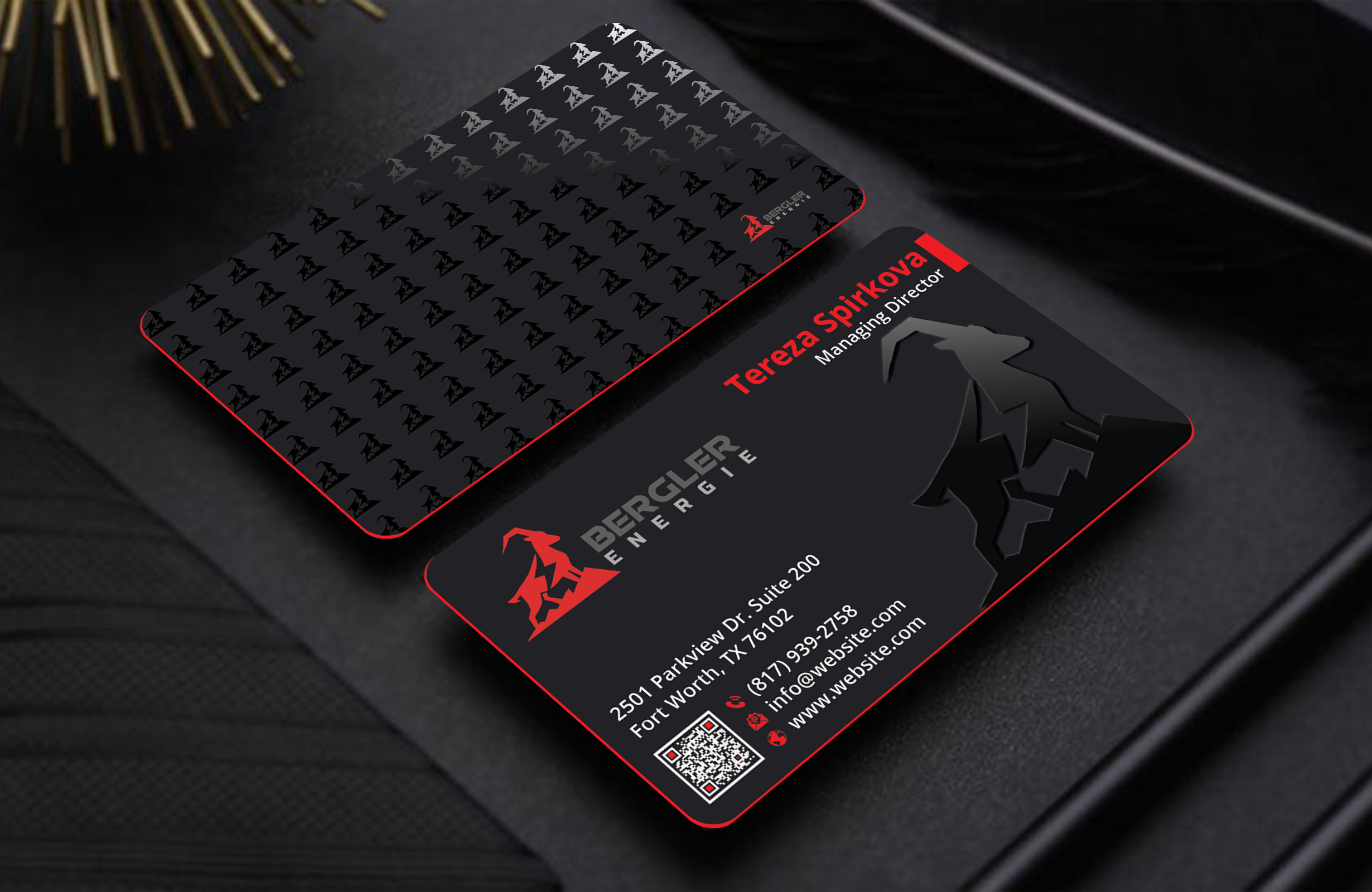 Visitenkarten-Design von DesignerShahadat für BerglerEnergie AG | Design #32519810