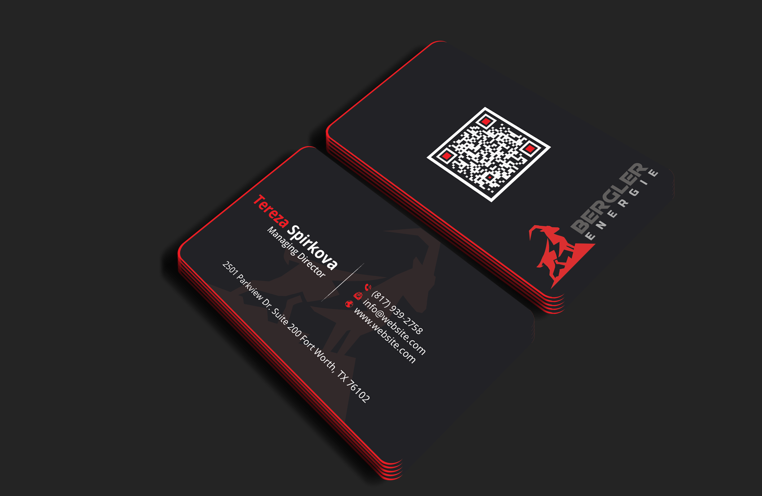 Business Card Design by DesignerShahadat for BerglerEnergie AG | Design #32519878