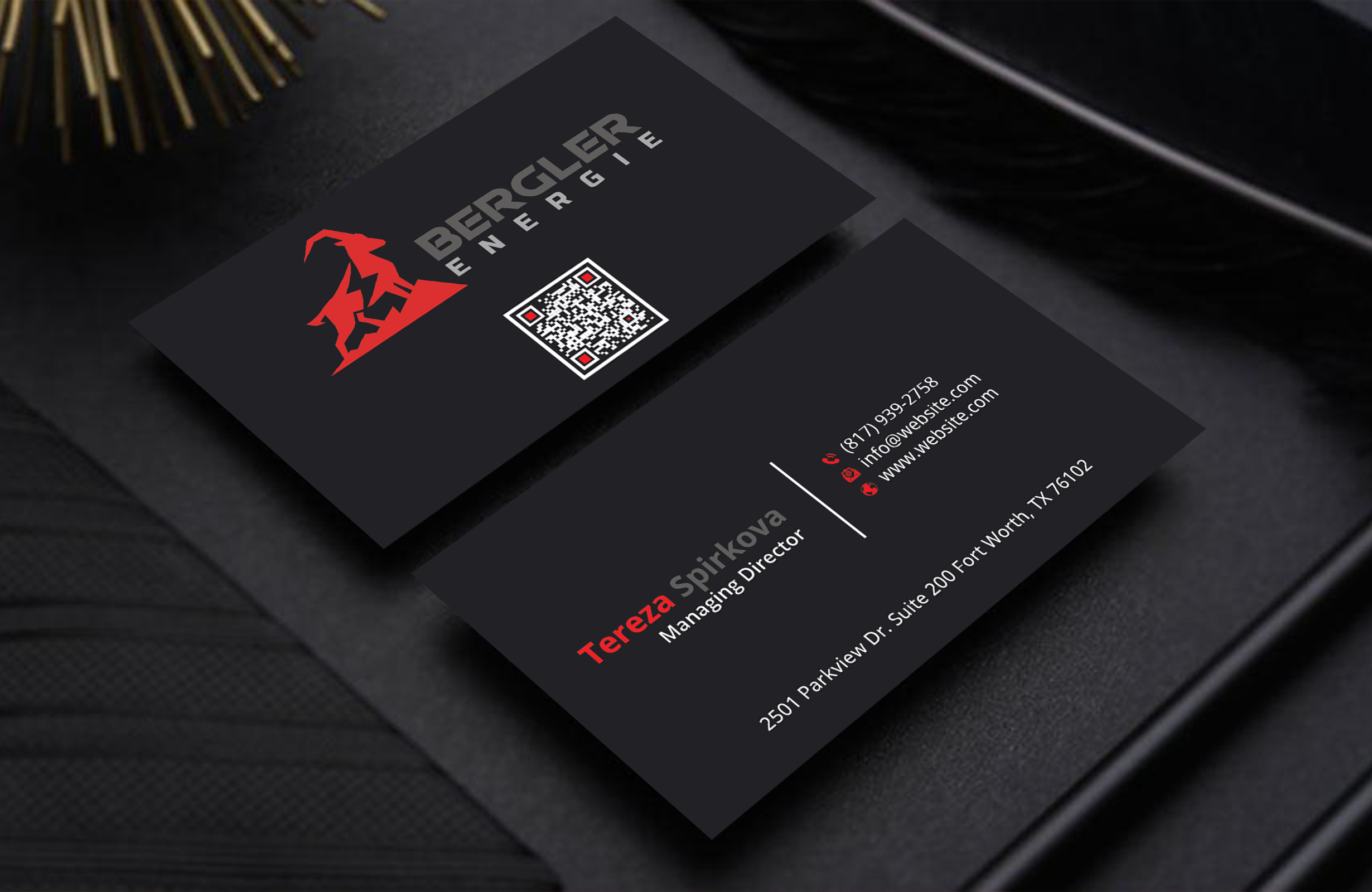 Visitenkarten-Design von DesignerShahadat für BerglerEnergie AG | Design #32519902