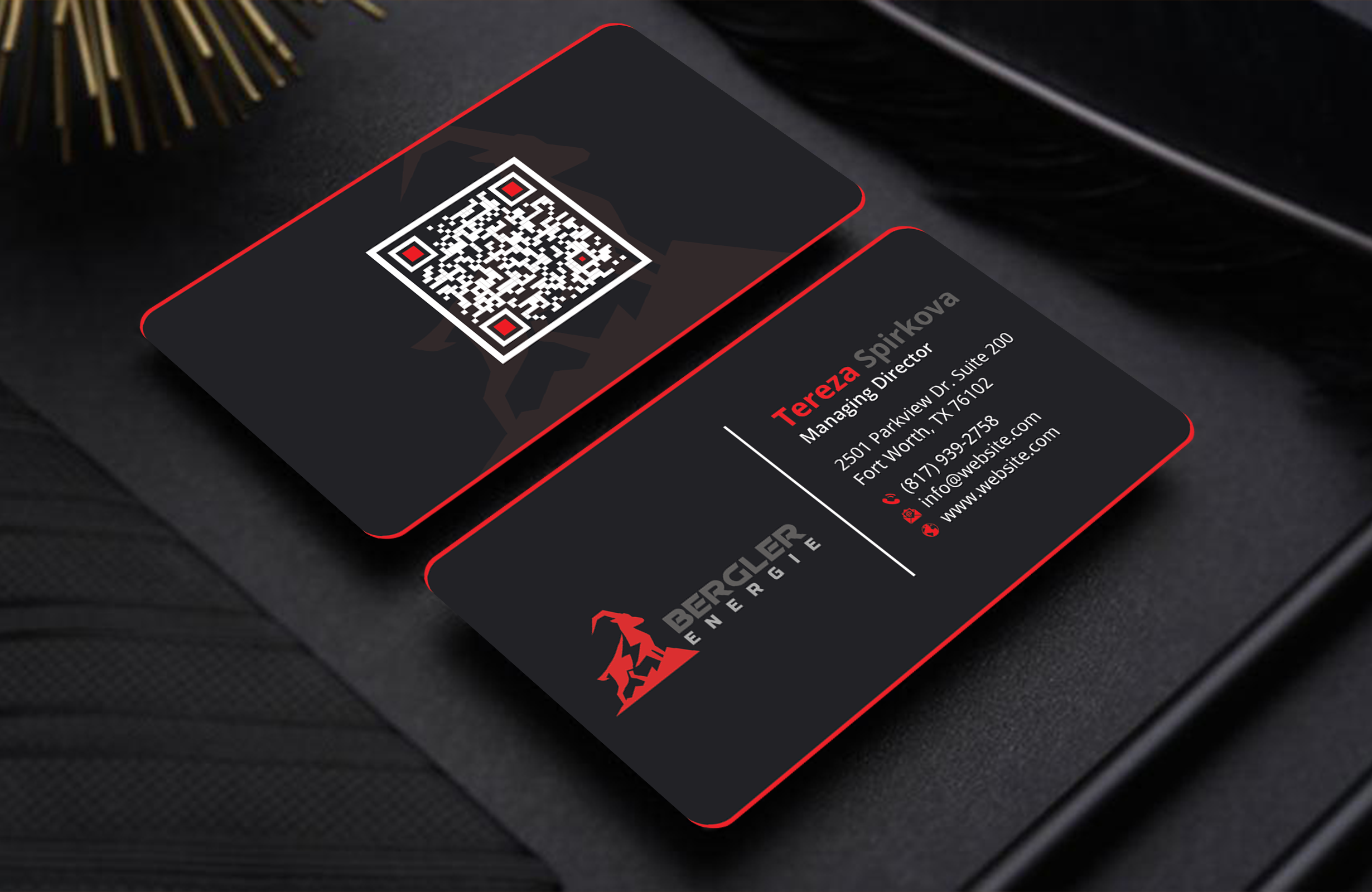 Visitenkarten-Design von DesignerShahadat für BerglerEnergie AG | Design #32519940