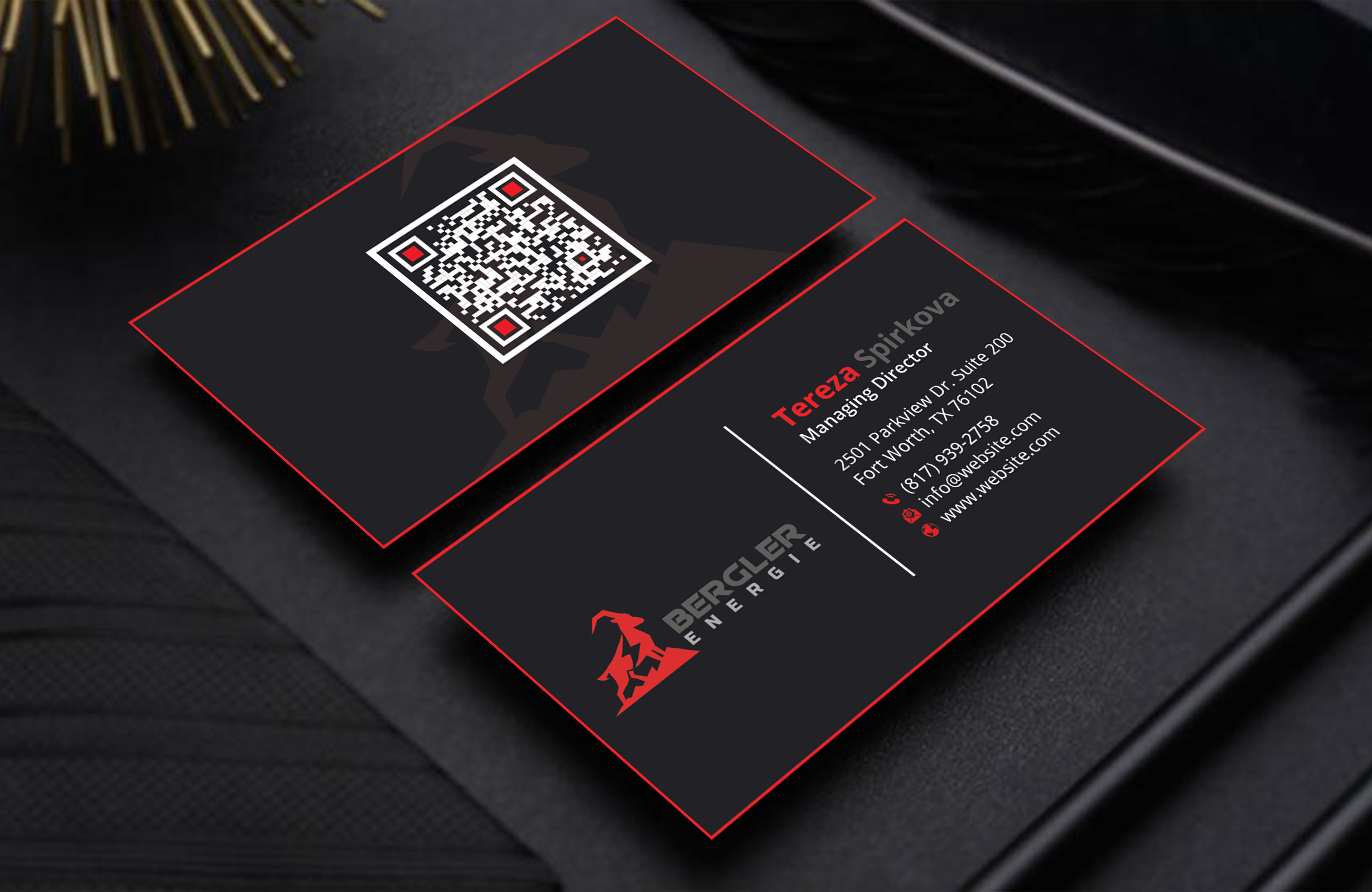 Visitenkarten-Design von DesignerShahadat für BerglerEnergie AG | Design #32519941