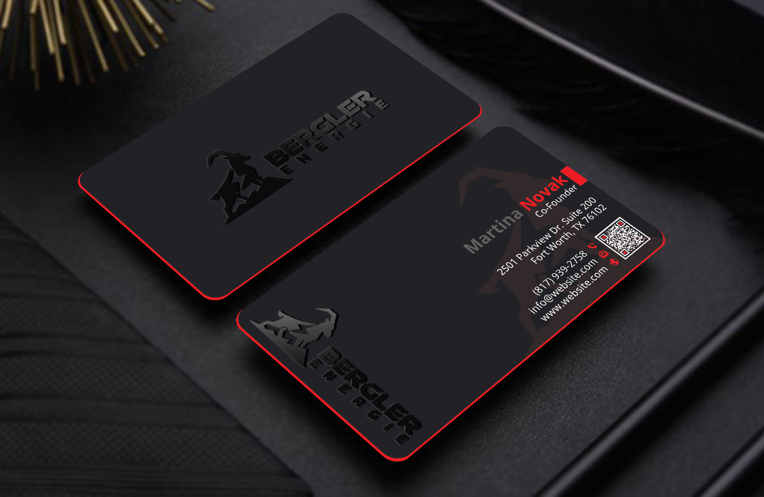 Business Card Design by DesignerShahadat for BerglerEnergie AG | Design #32519963