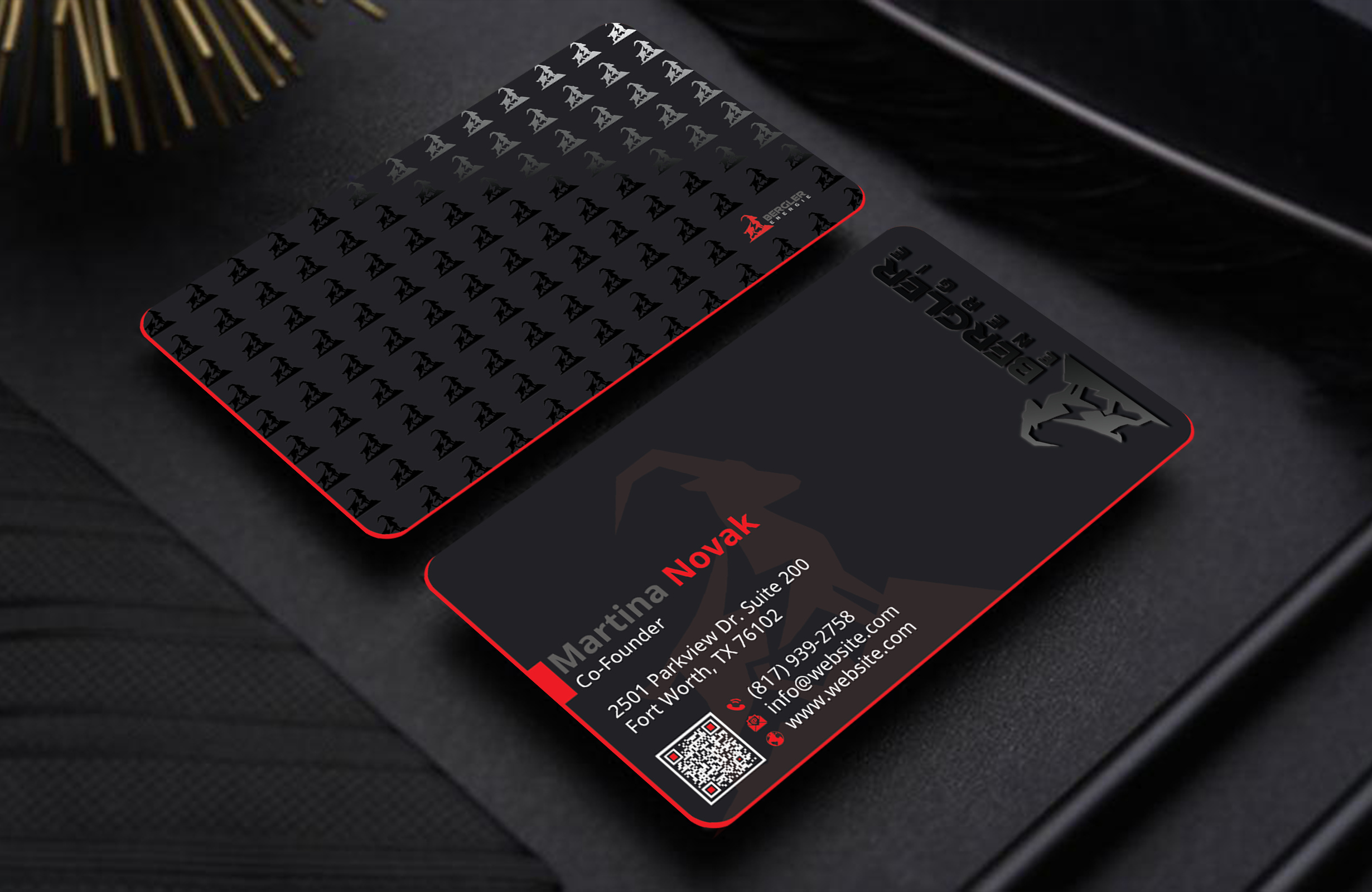 Visitenkarten-Design von DesignerShahadat für BerglerEnergie AG | Design #32519969