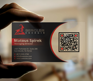 Visitenkarten-Design von DesignerShahadat für BerglerEnergie AG | Design: #32520017