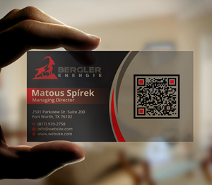 Visitenkarten-Design von DesignerShahadat für BerglerEnergie AG | Design: #32520022