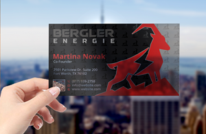 Visitenkarten-Design von DesignerShahadat für BerglerEnergie AG | Design: #32520167