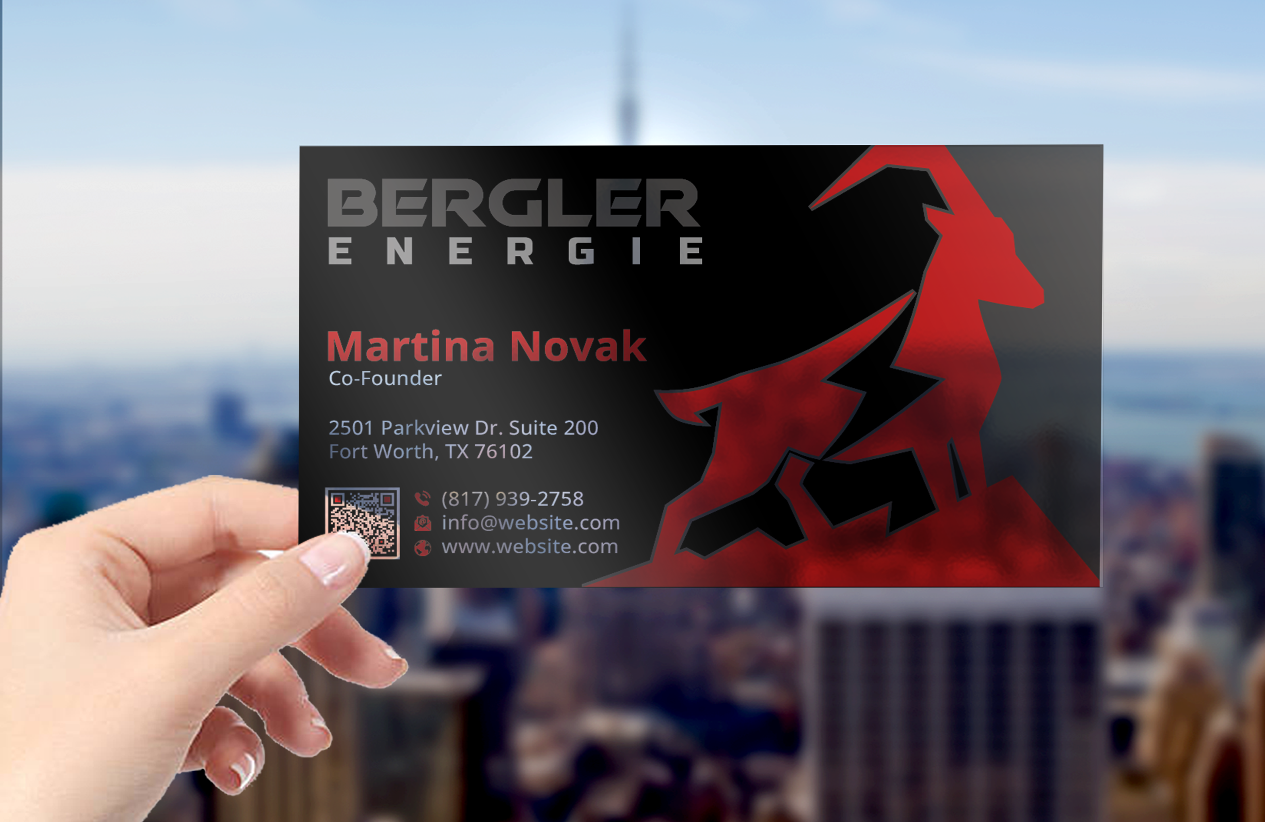 Visitenkarten-Design von DesignerShahadat für BerglerEnergie AG | Design #32520168