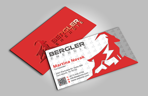 Visitenkarten-Design von DesignerShahadat für BerglerEnergie AG | Design: #32520173