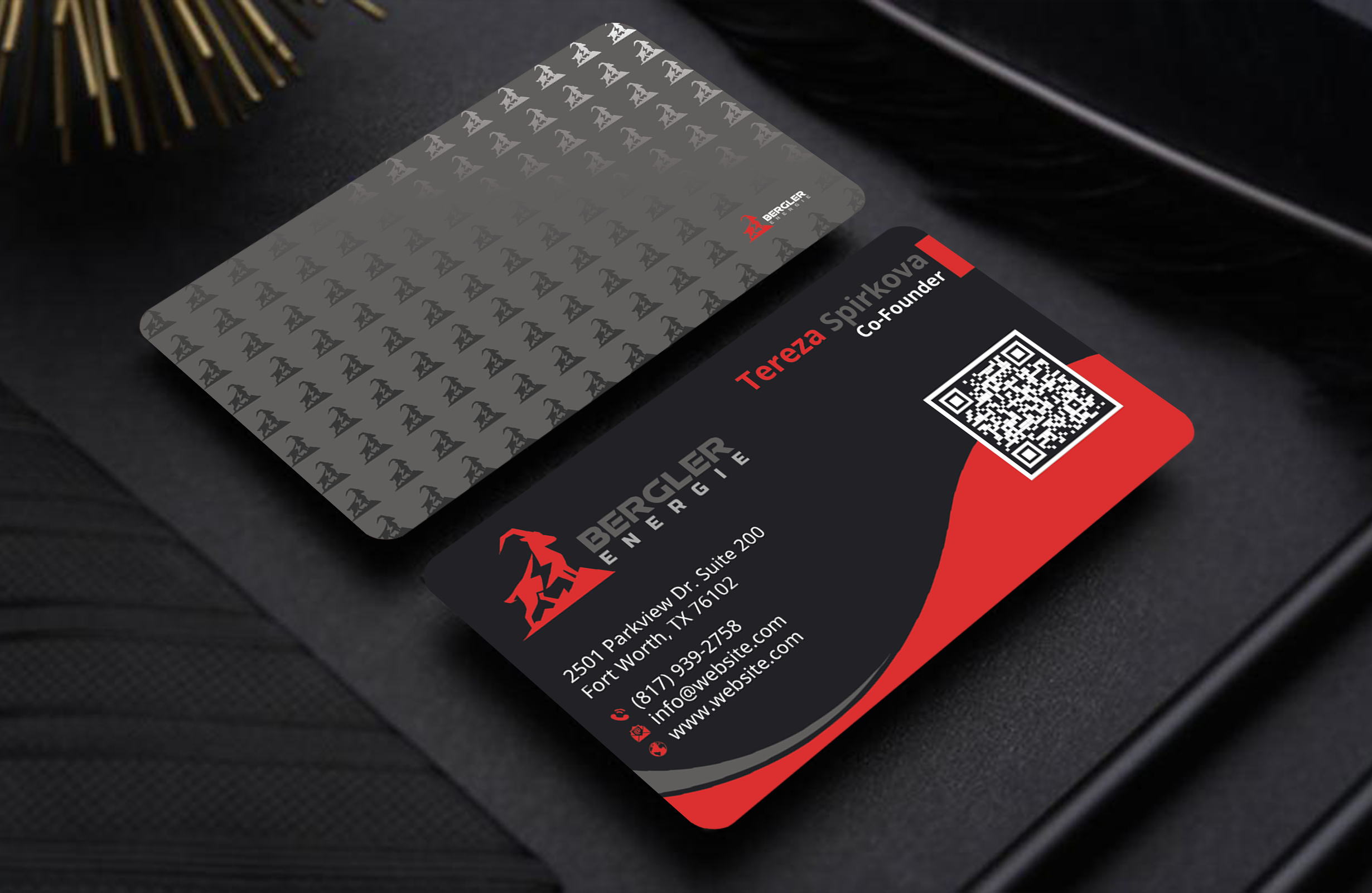 Visitenkarten-Design von DesignerShahadat für BerglerEnergie AG | Design #32523827