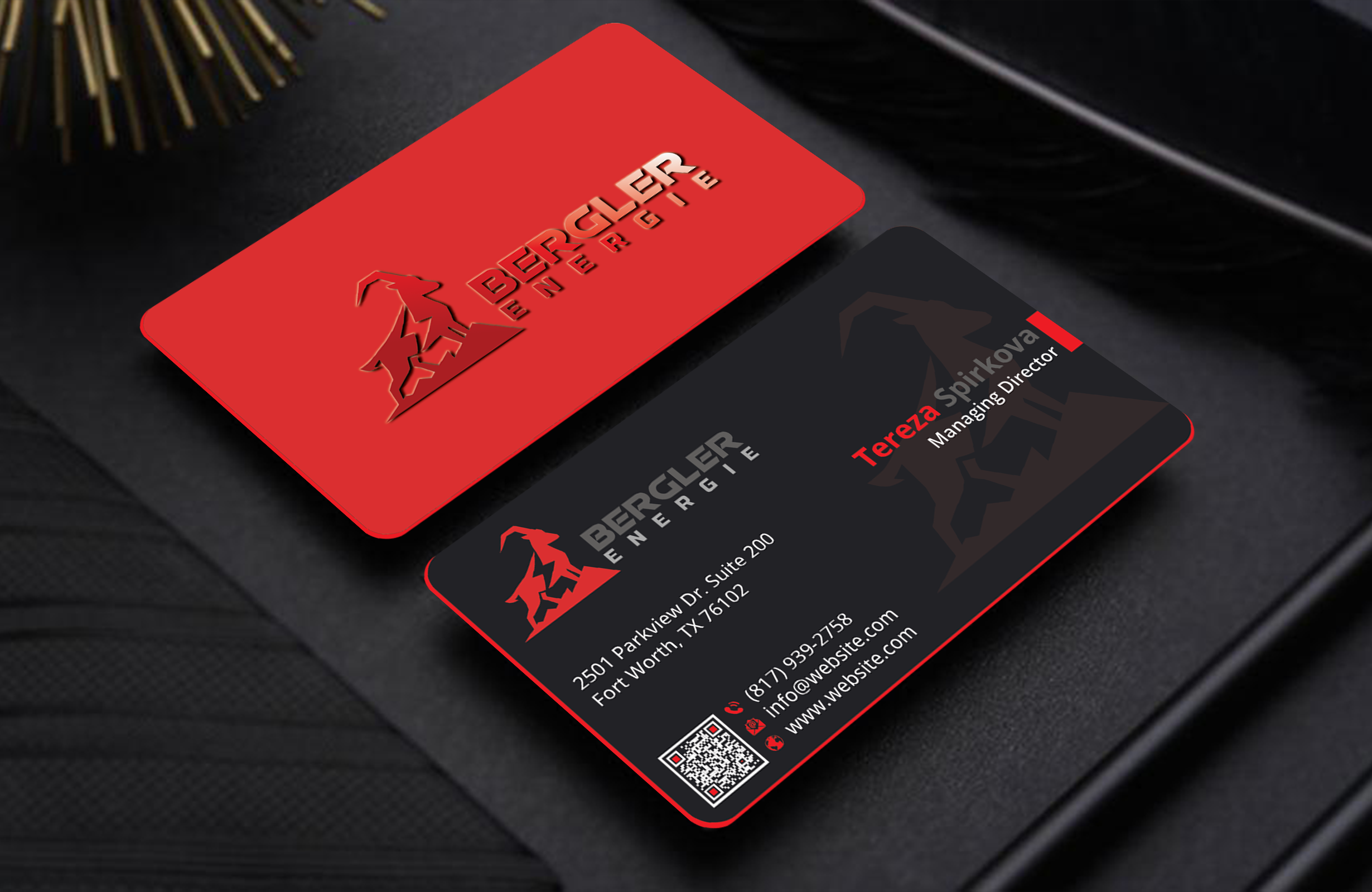 Visitenkarten-Design von DesignerShahadat für BerglerEnergie AG | Design #32523833