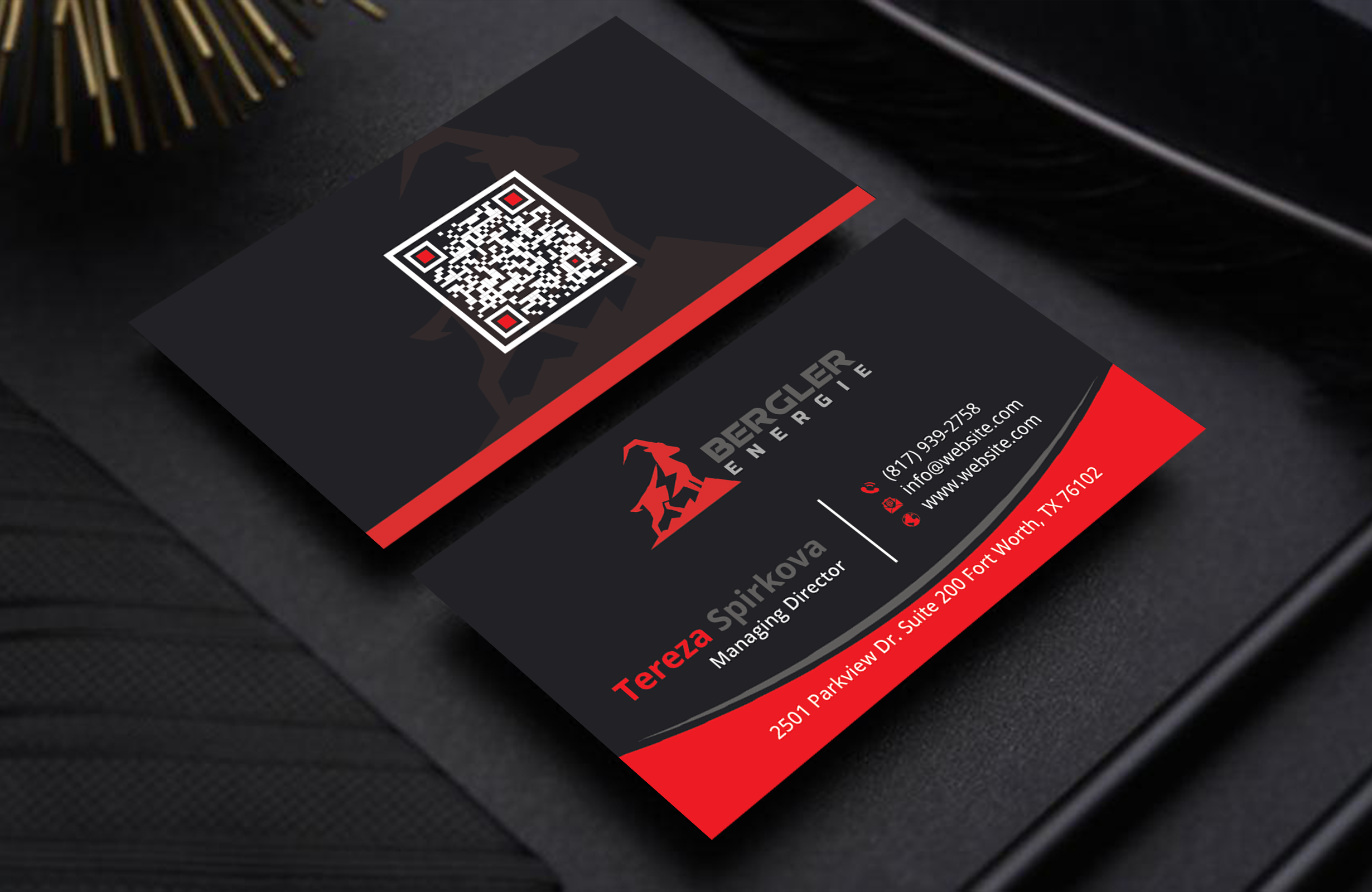 Visitenkarten-Design von DesignerShahadat für BerglerEnergie AG | Design #32523872