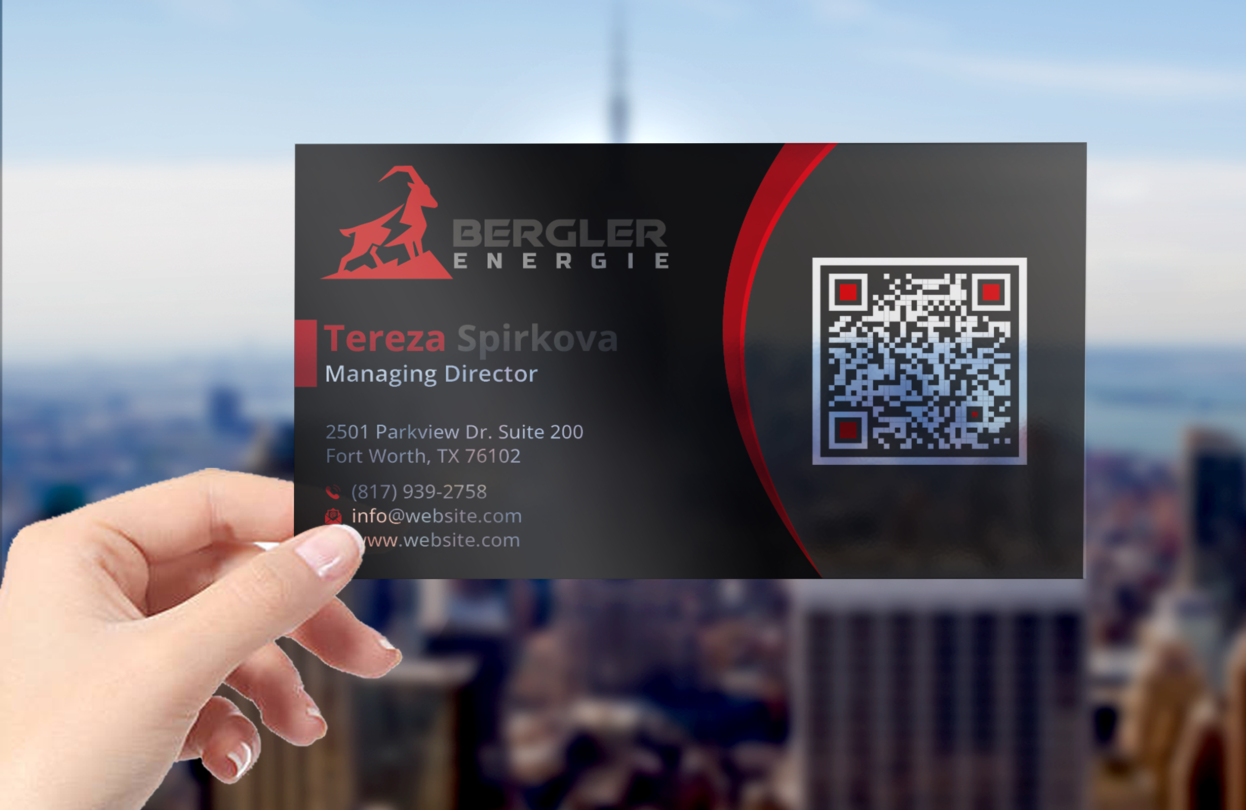 Visitenkarten-Design von DesignerShahadat für BerglerEnergie AG | Design #32523920