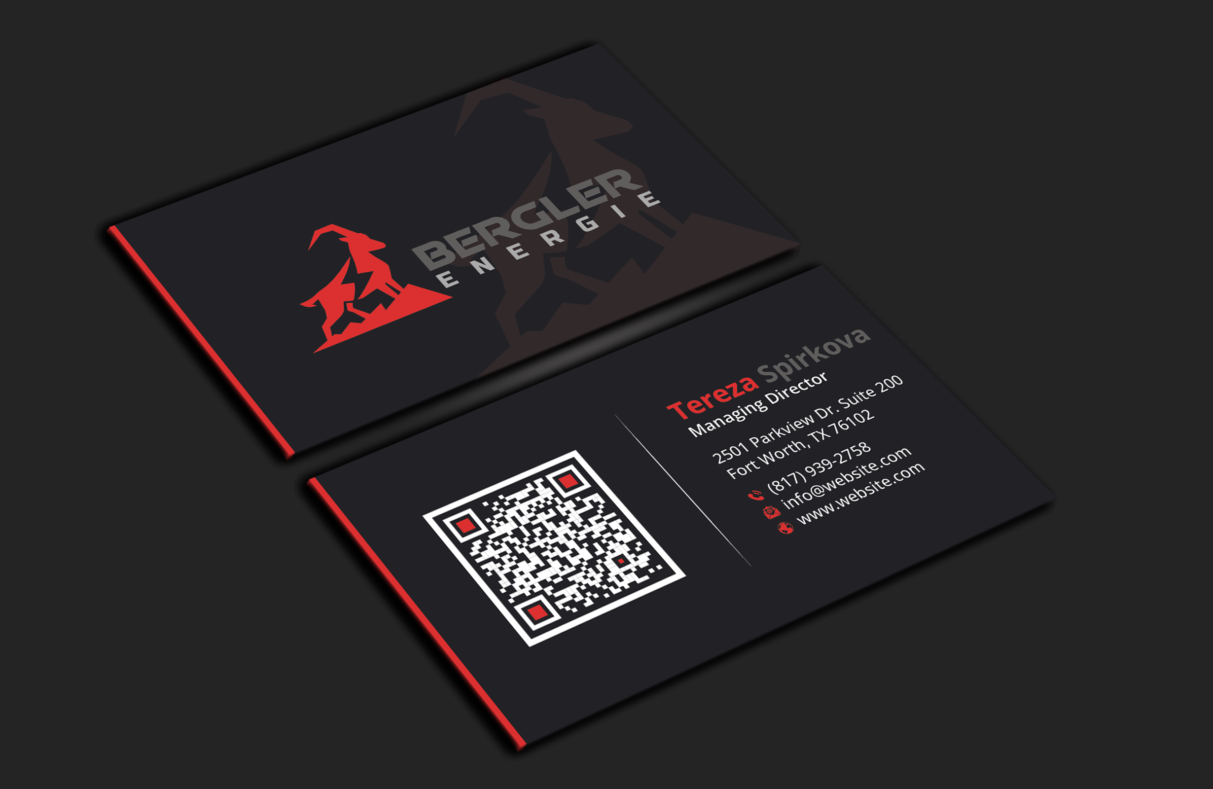 Design de Carte de Visite par DesignerShahadat pour BerglerEnergie AG | Design #32524088