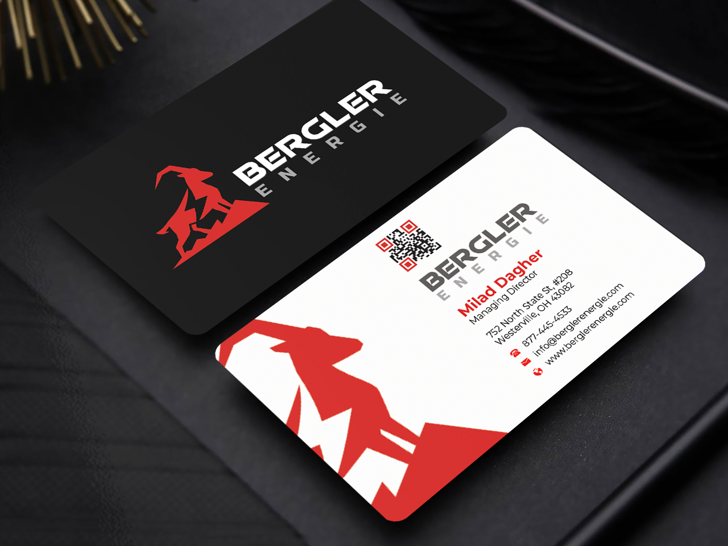Design de Carte de Visite par Innovative Graphix pour BerglerEnergie AG | Design #32519661