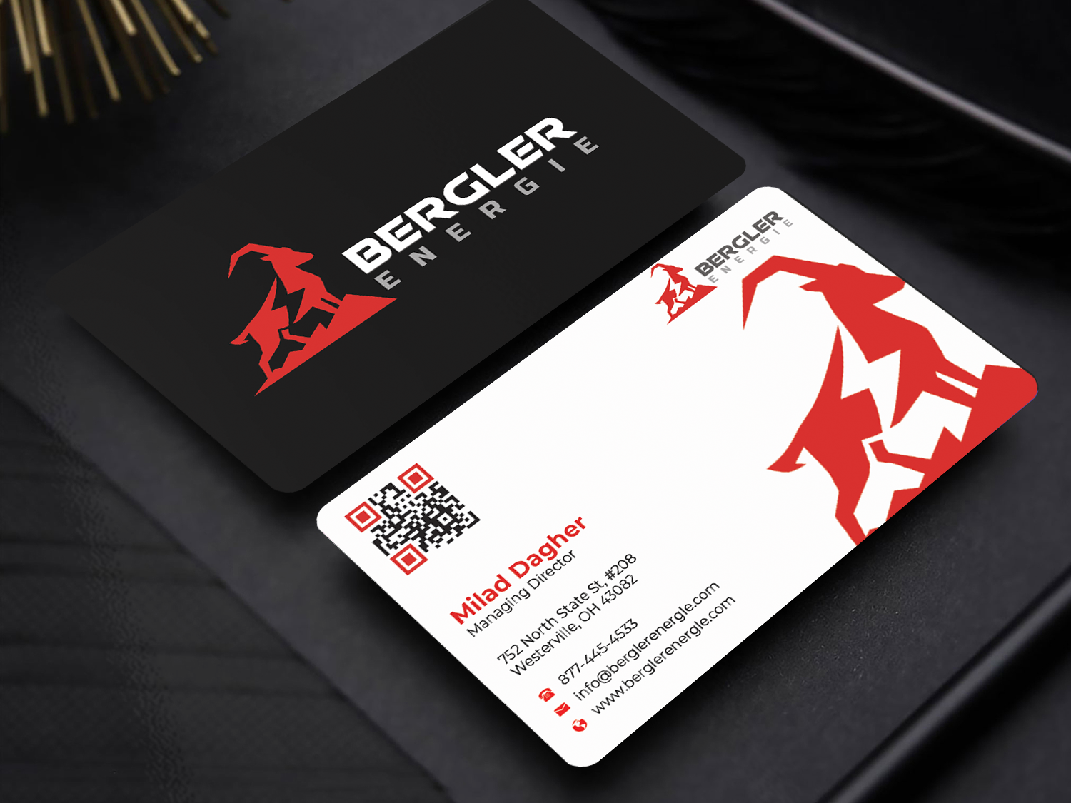 Design de Carte de Visite par Innovative Graphix pour BerglerEnergie AG | Design #32519665