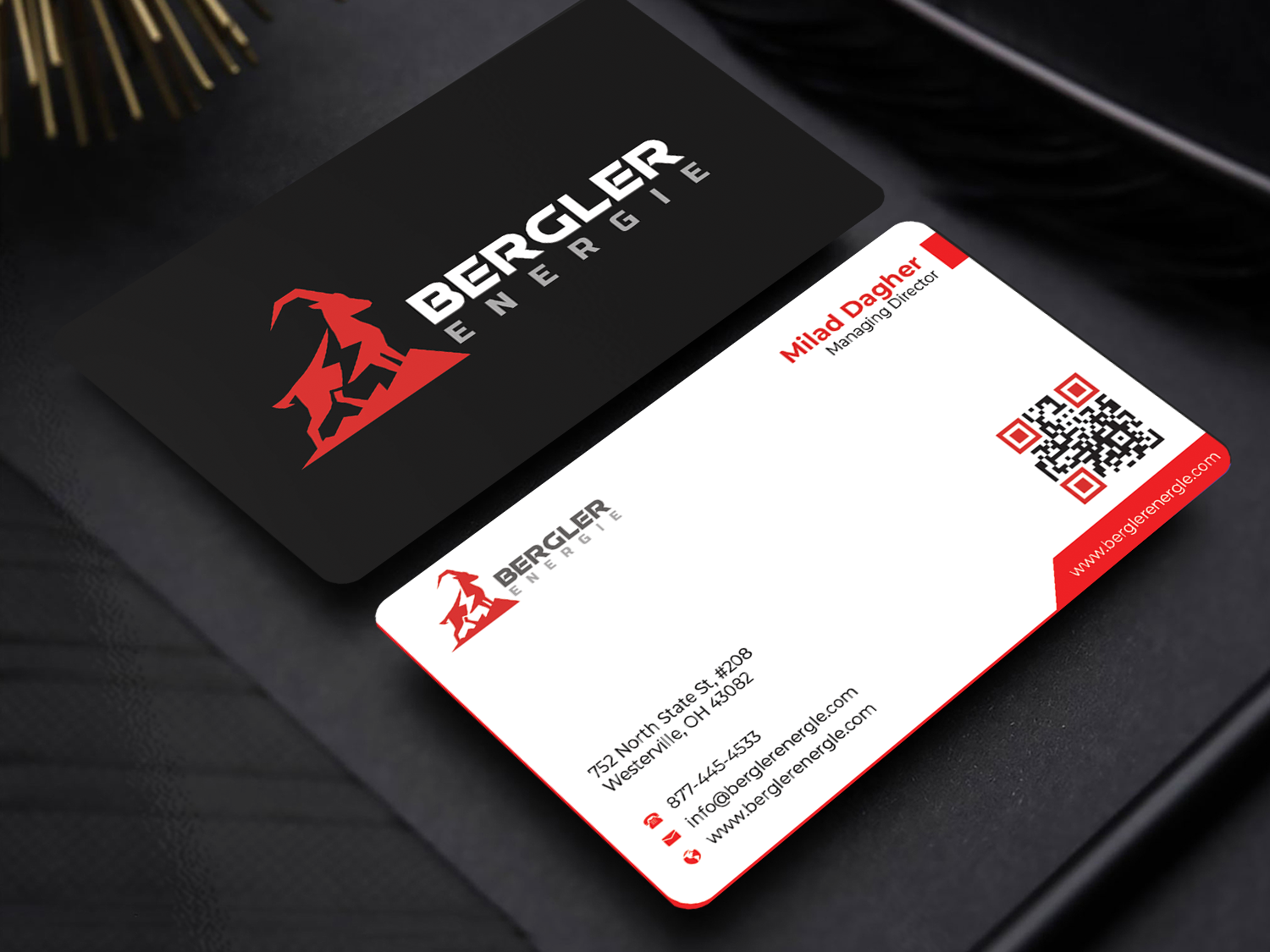 Design de Carte de Visite par Innovative Graphix pour BerglerEnergie AG | Design #32519701