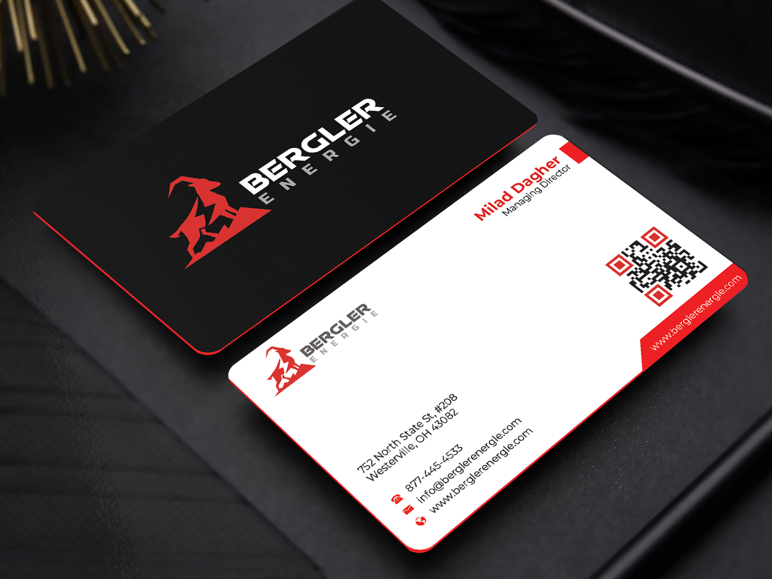 Design de Carte de Visite par Innovative Graphix pour BerglerEnergie AG | Design #32519704