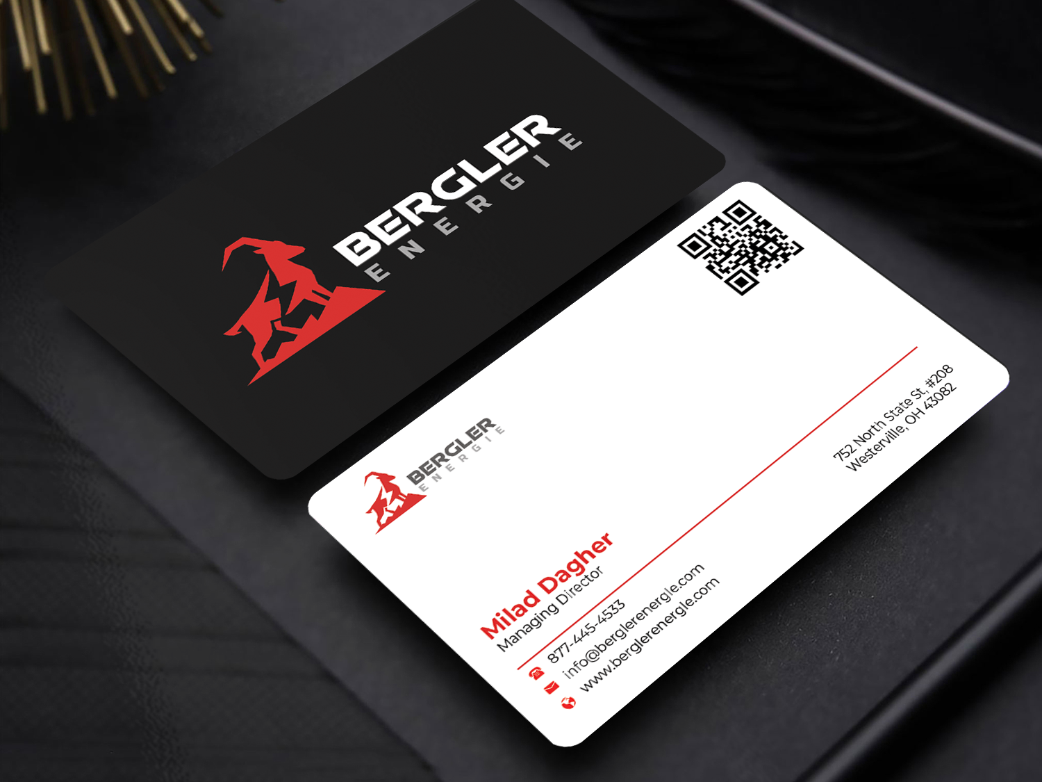 Design de Carte de Visite par Innovative Graphix pour BerglerEnergie AG | Design #32520926