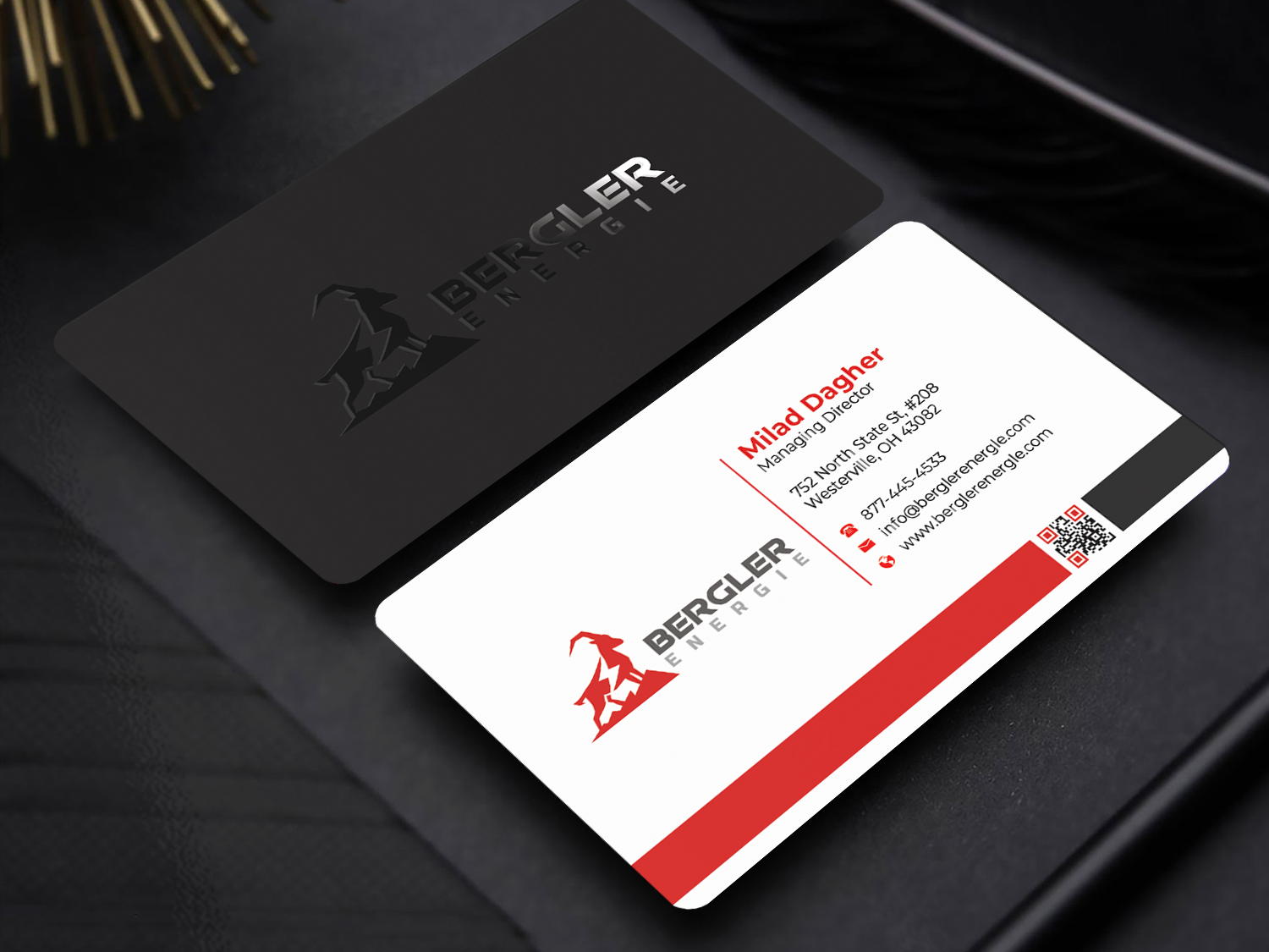 Design de Carte de Visite par Innovative Graphix pour BerglerEnergie AG | Design #32520927