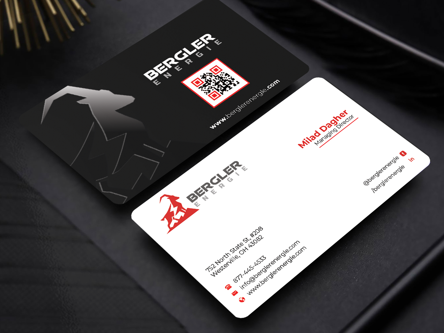 Diseño de Tarjeta de Presentación por Innovative Graphix para BerglerEnergie AG | Diseño #32520929