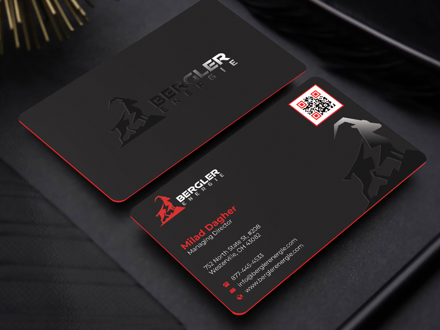 Business Card Design by Innovative Graphix for BerglerEnergie AG | Design #32520947
