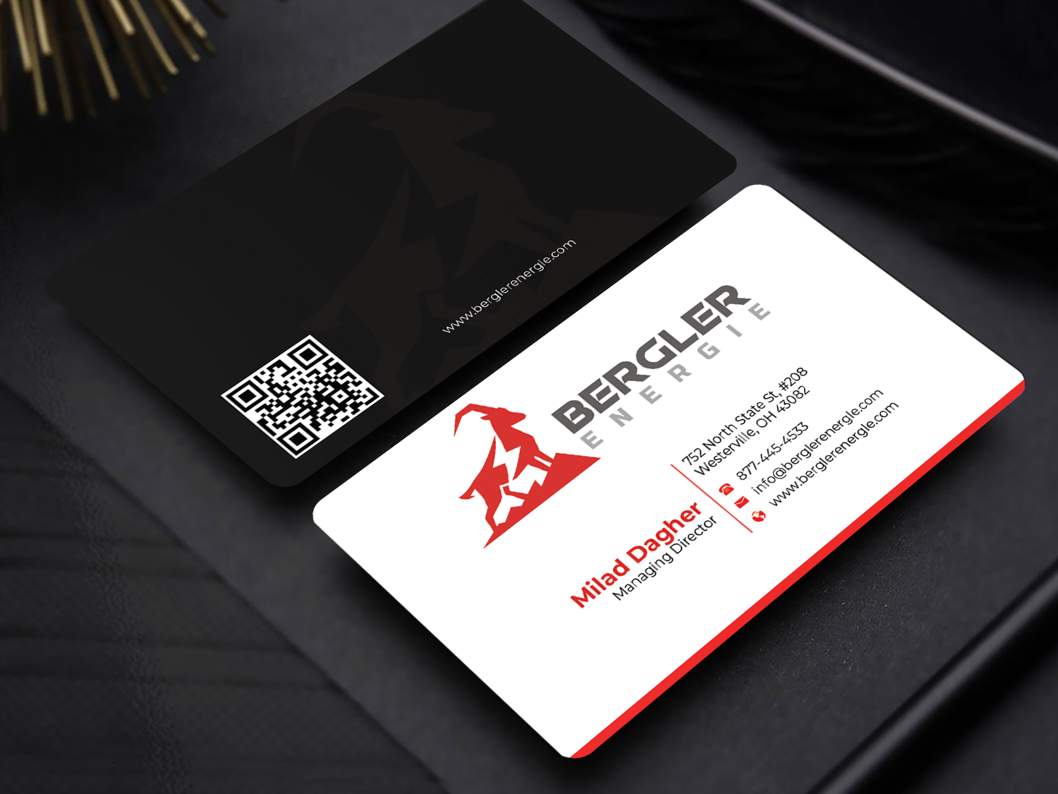 Diseño de Tarjeta de Presentación por Innovative Graphix para BerglerEnergie AG | Diseño #32521307