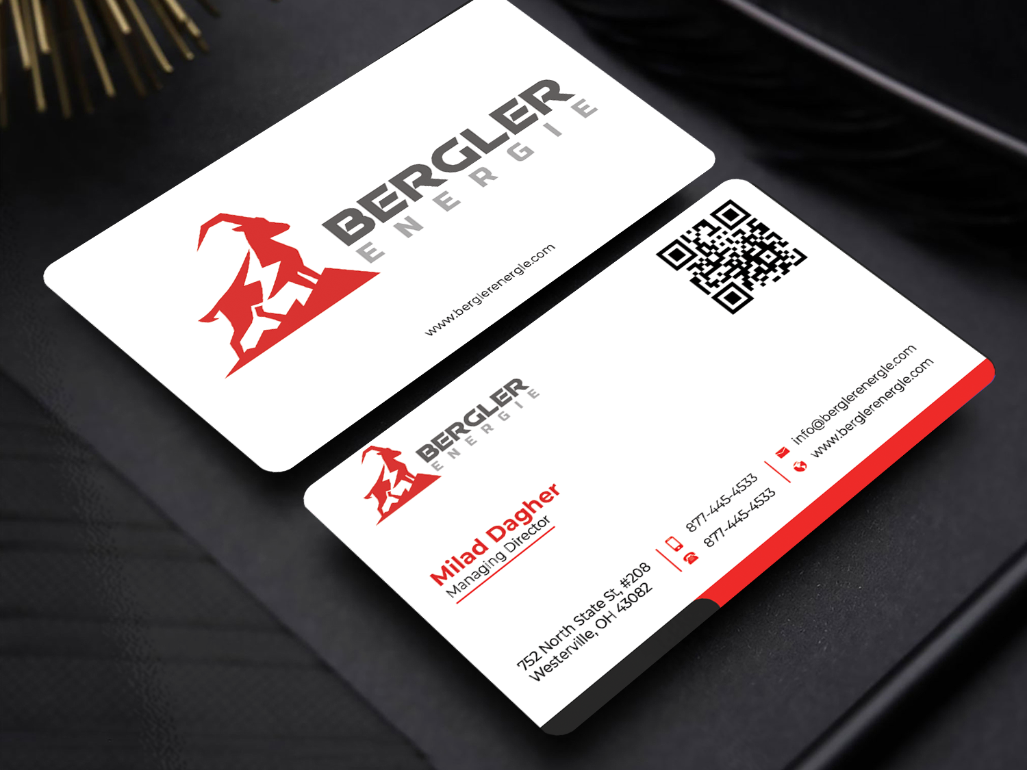Business Card Design by Innovative Graphix for BerglerEnergie AG | Design #32521387