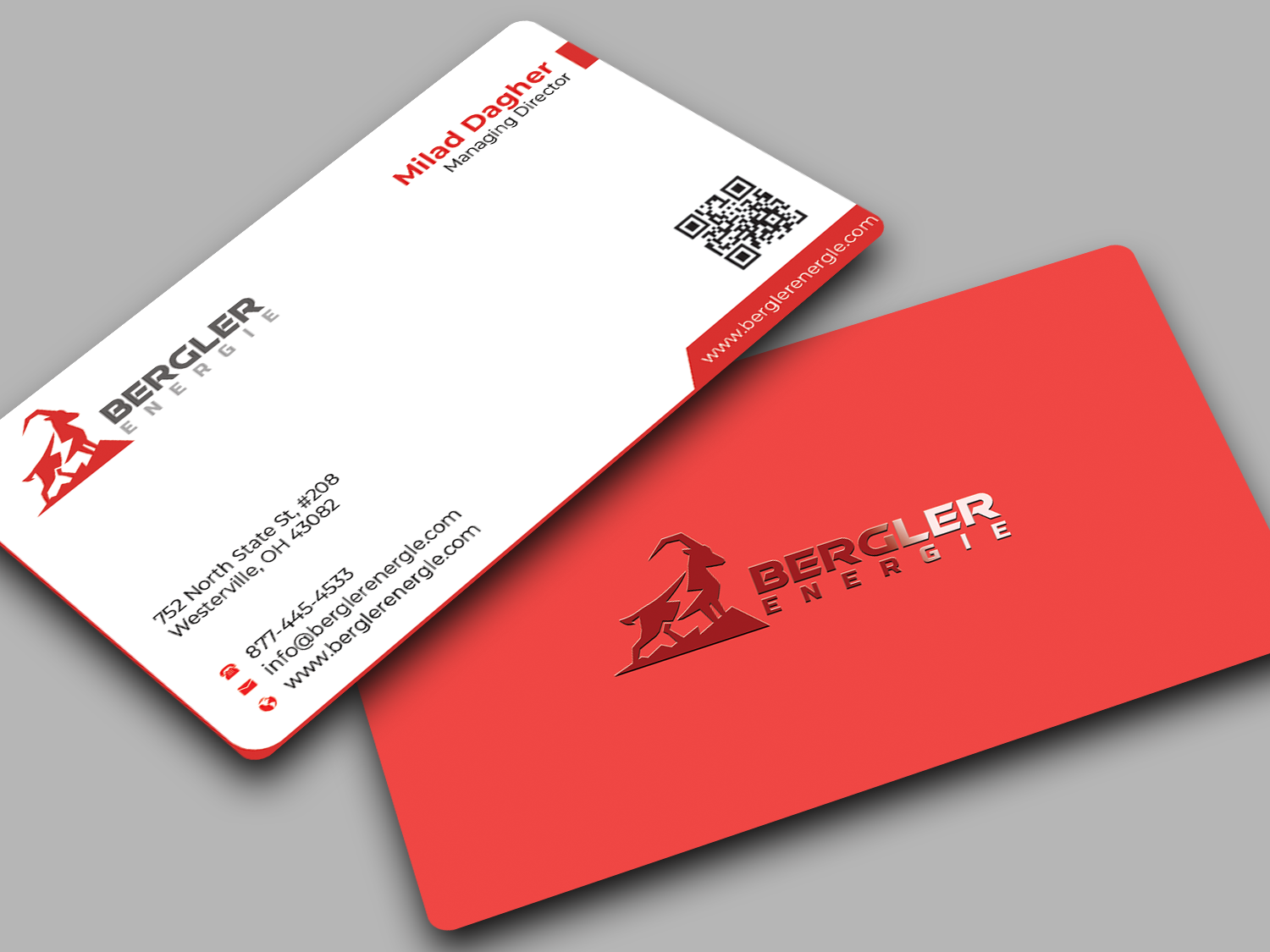 Diseño de Tarjeta de Presentación por Innovative Graphix para BerglerEnergie AG | Diseño #32522225