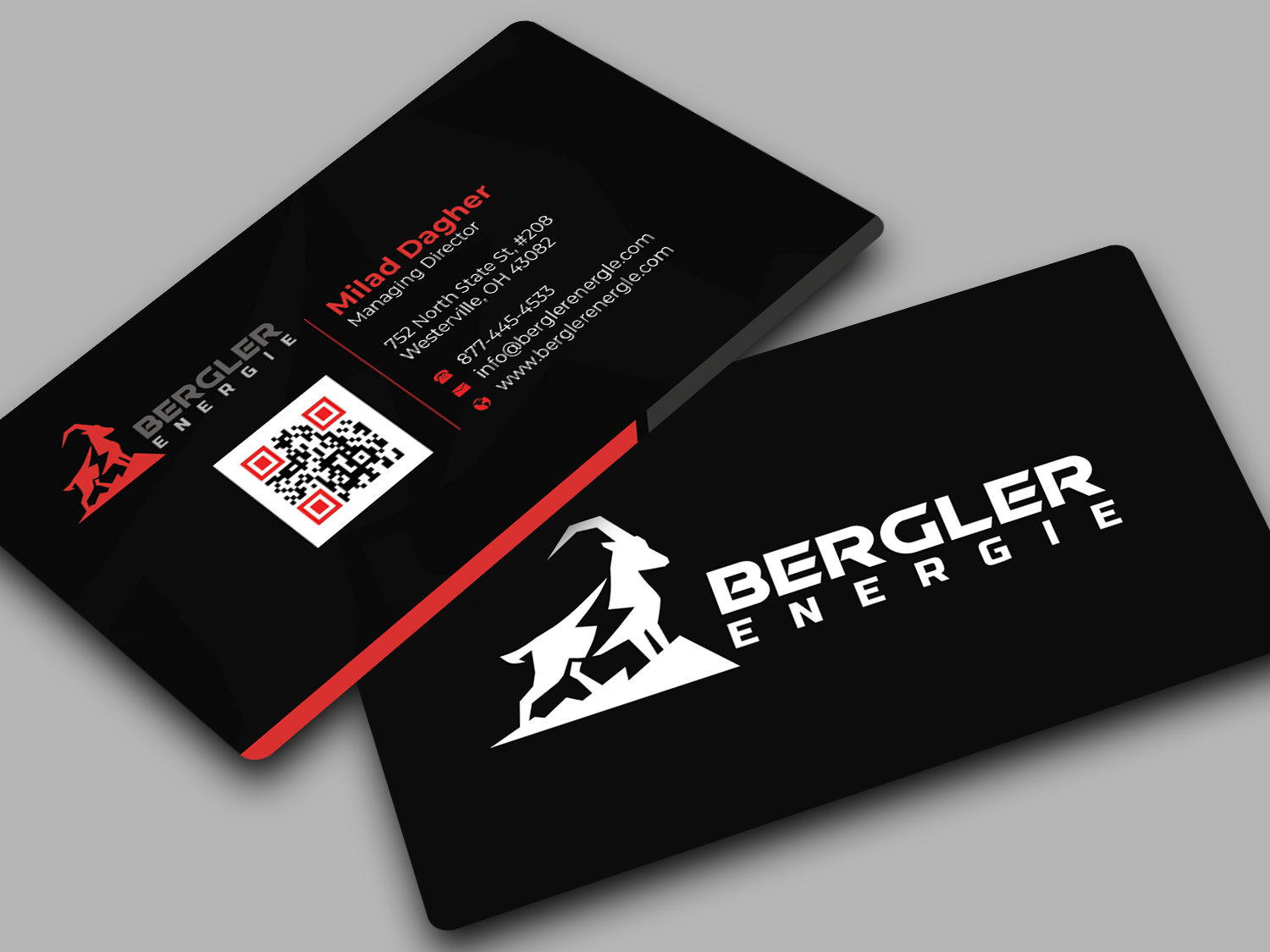 Design de Carte de Visite par Innovative Graphix pour BerglerEnergie AG | Design #32522951