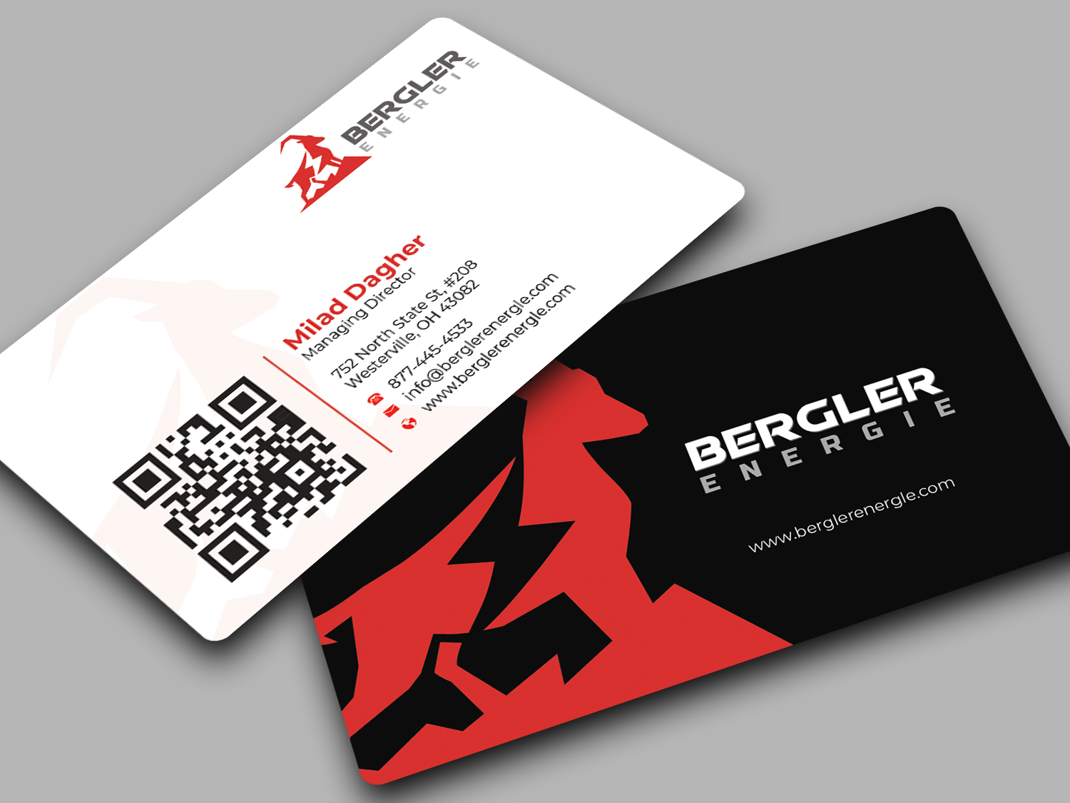 Visitenkarten-Design von Innovative Graphix für BerglerEnergie AG | Design #32523083