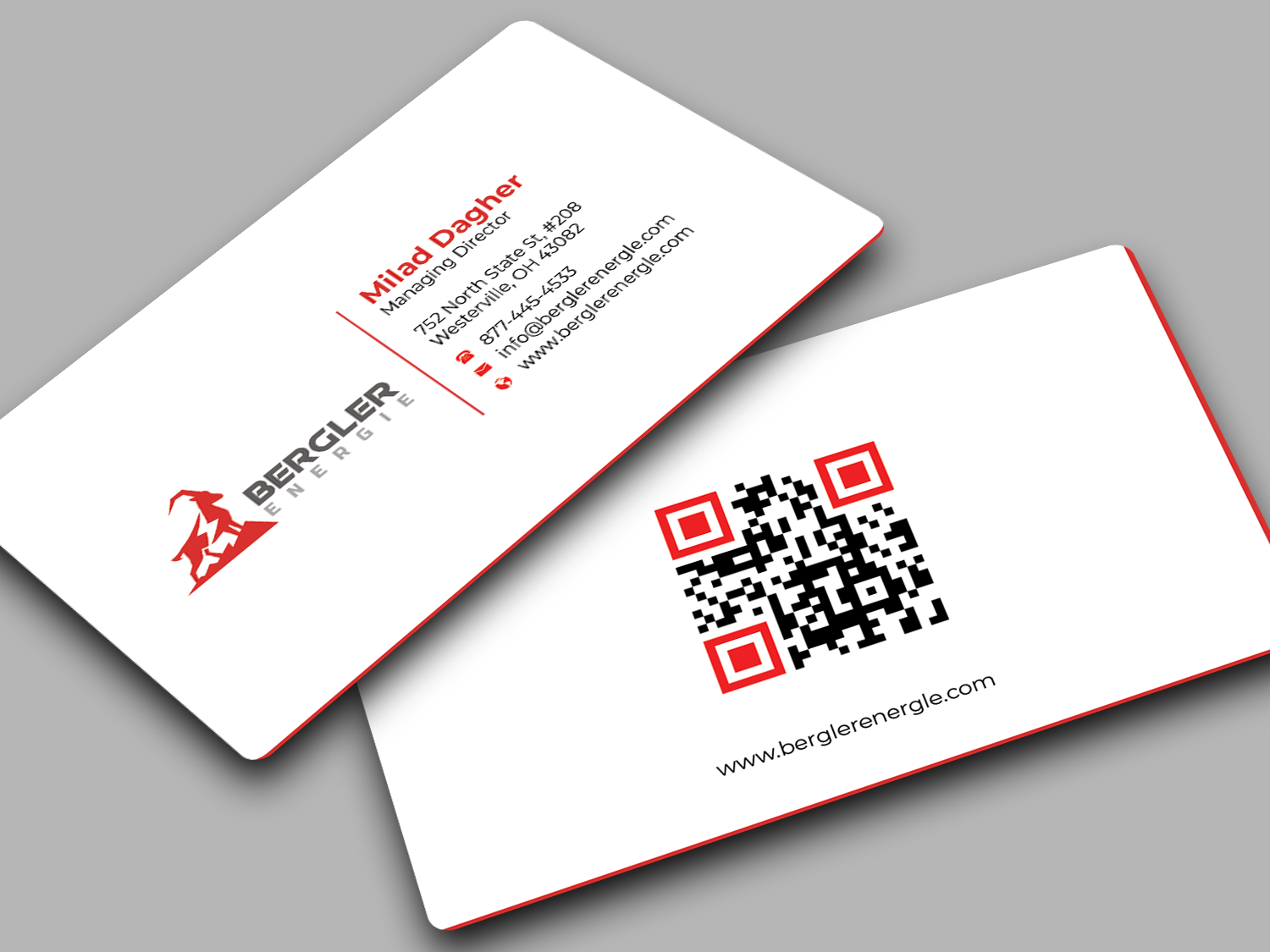 Business Card Design by Innovative Graphix for BerglerEnergie AG | Design #32523237