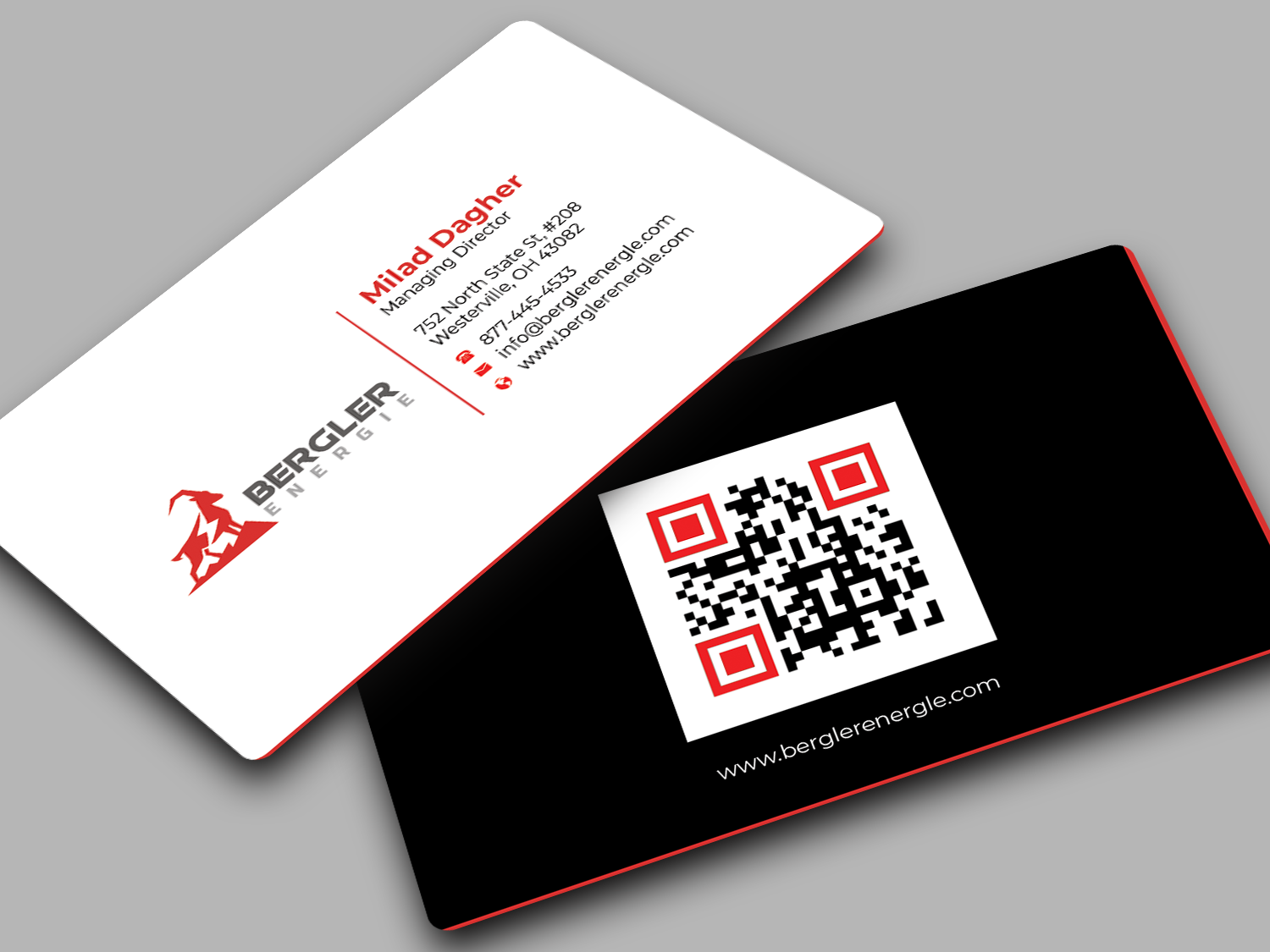 Design de Carte de Visite par Innovative Graphix pour BerglerEnergie AG | Design #32523243