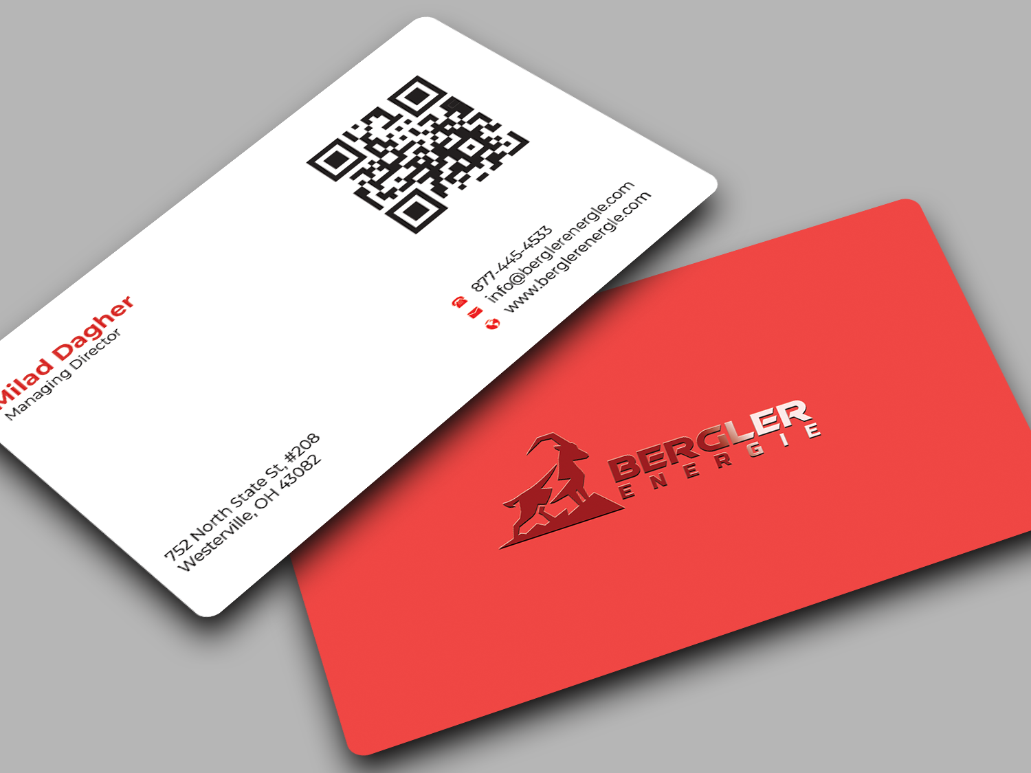 Design de Carte de Visite par Innovative Graphix pour BerglerEnergie AG | Design #32523311
