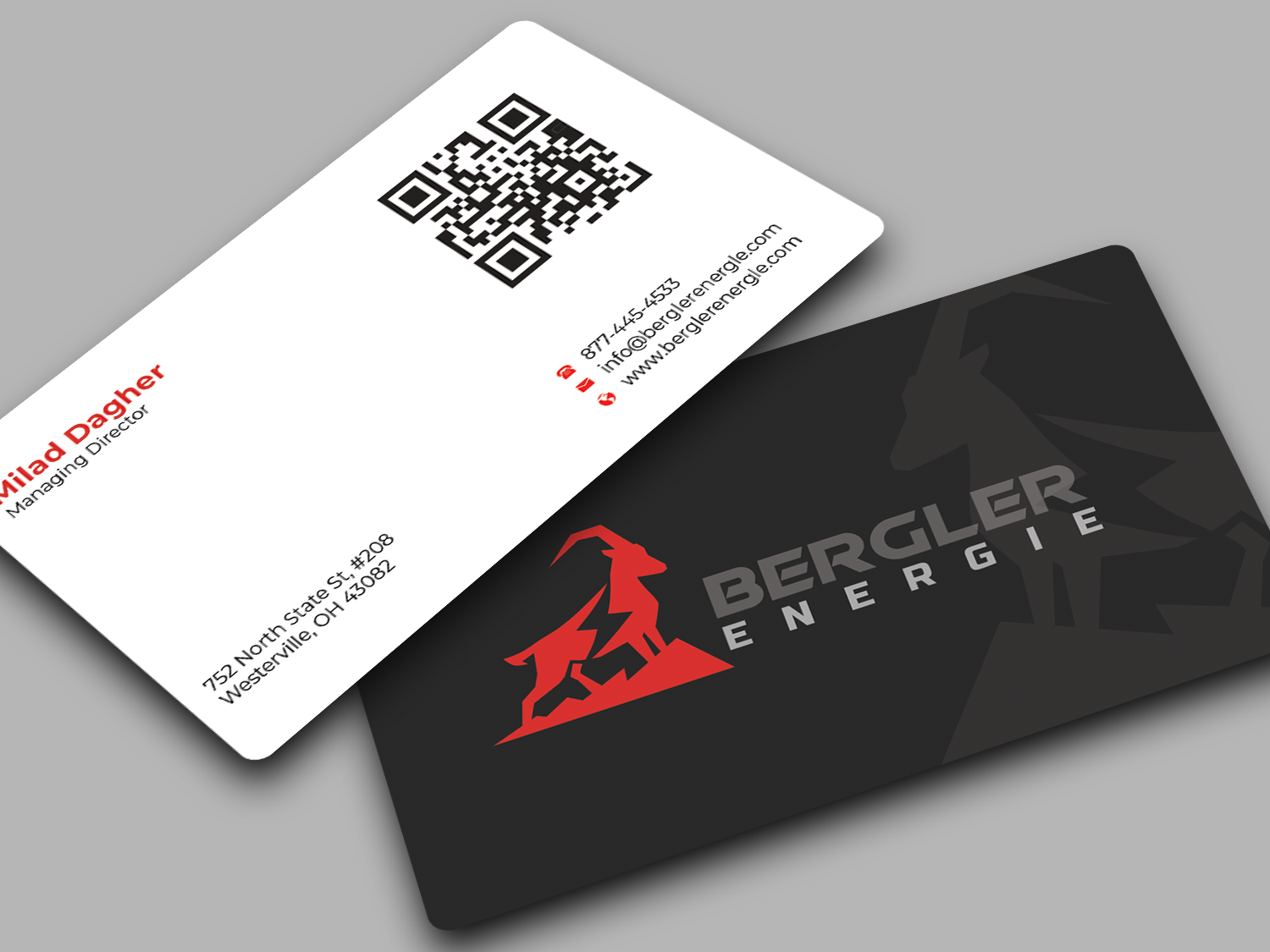 Visitenkarten-Design von Innovative Graphix für BerglerEnergie AG | Design #32523312