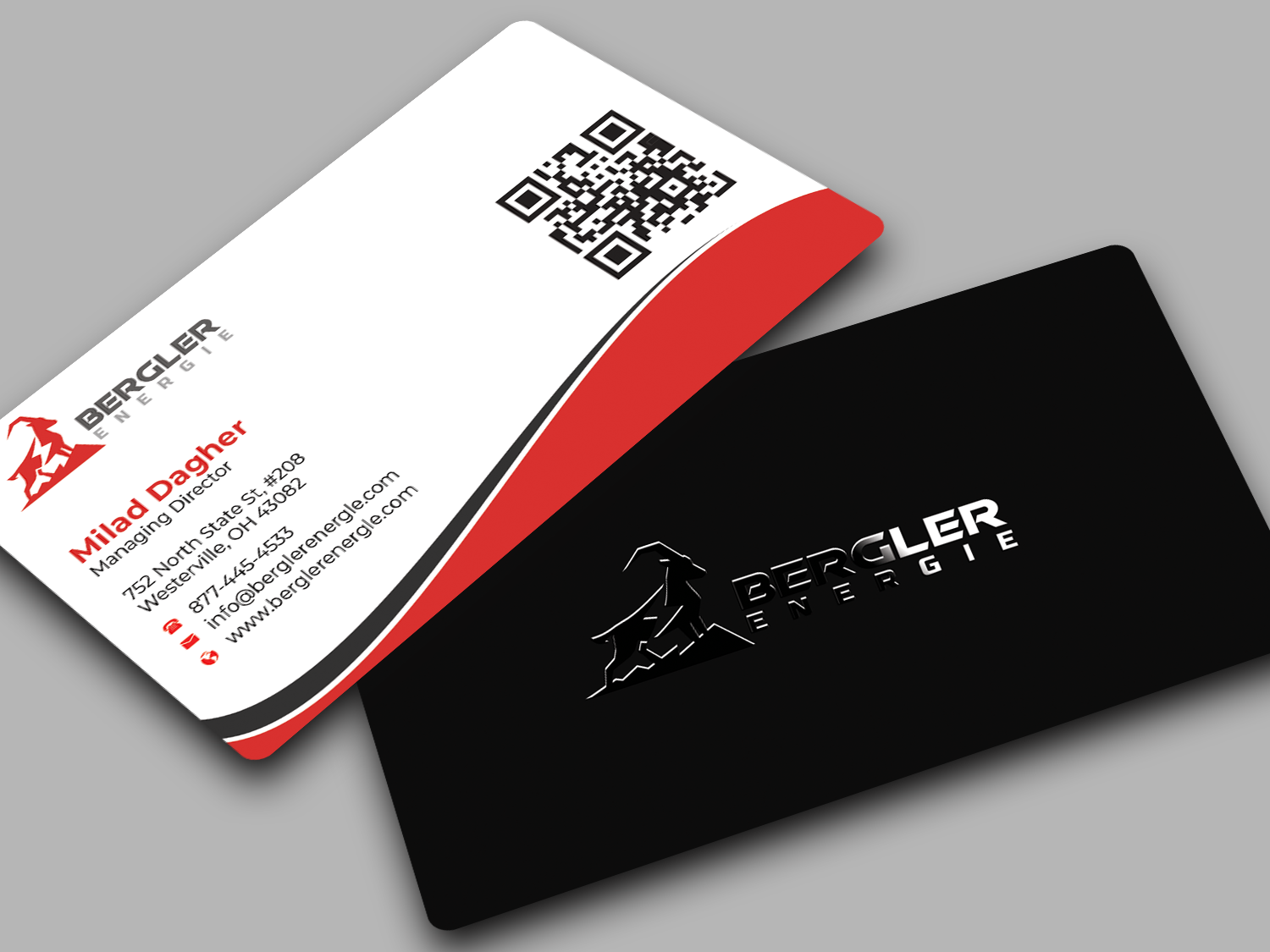 Visitenkarten-Design von Innovative Graphix für BerglerEnergie AG | Design #32523457