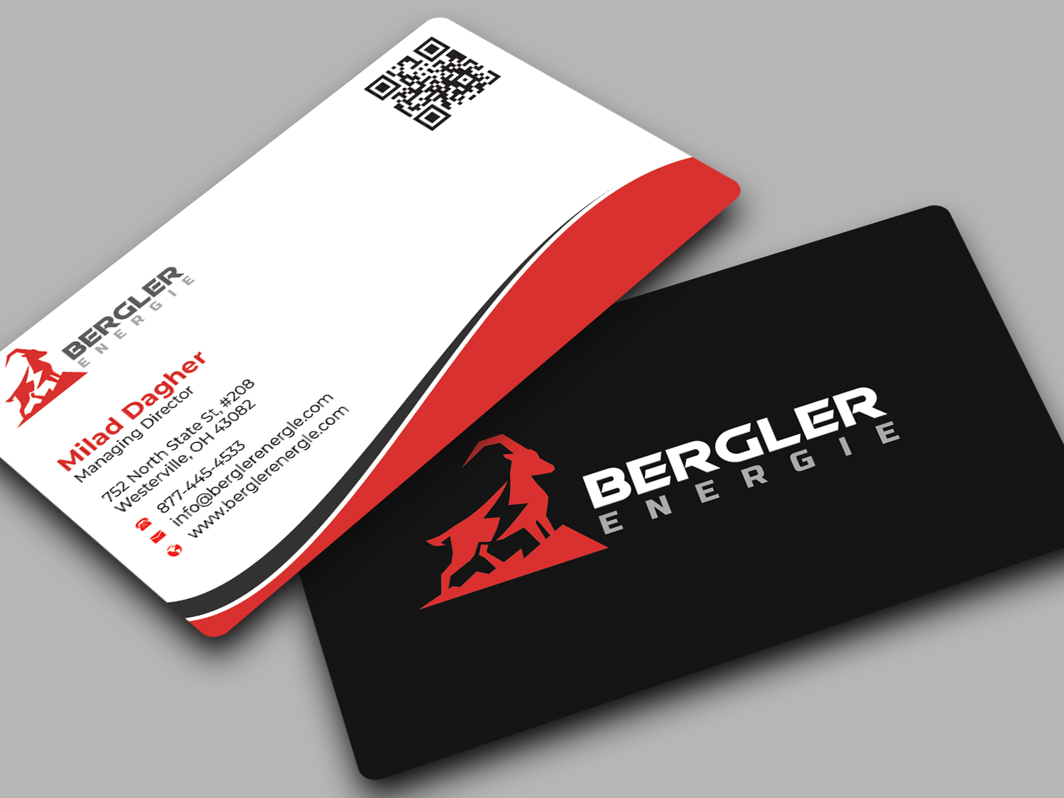 Visitenkarten-Design von Innovative Graphix für BerglerEnergie AG | Design #32523458