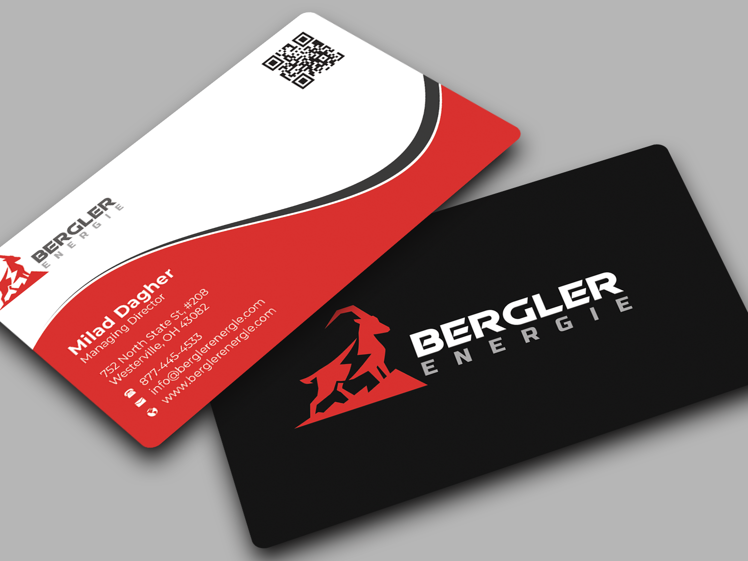 Business Card Design by Innovative Graphix for BerglerEnergie AG | Design #32524512