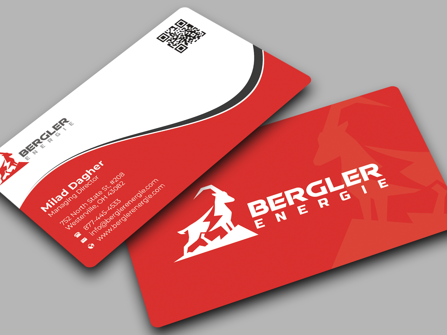 Business Card Design by Innovative Graphix for BerglerEnergie AG | Design #32524513