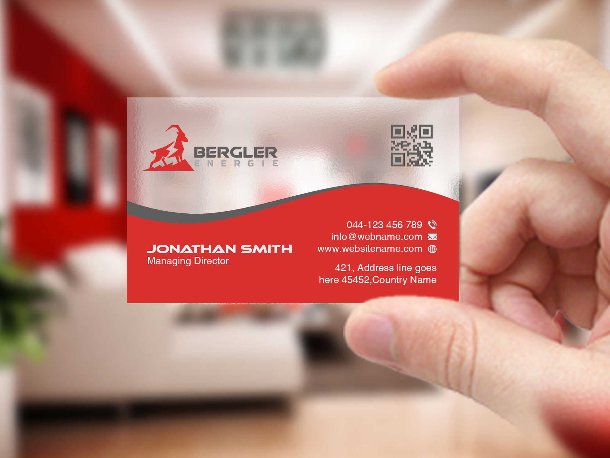 Diseño de Tarjeta de Presentación por Creations Box 2015 para BerglerEnergie AG | Diseño #32525901